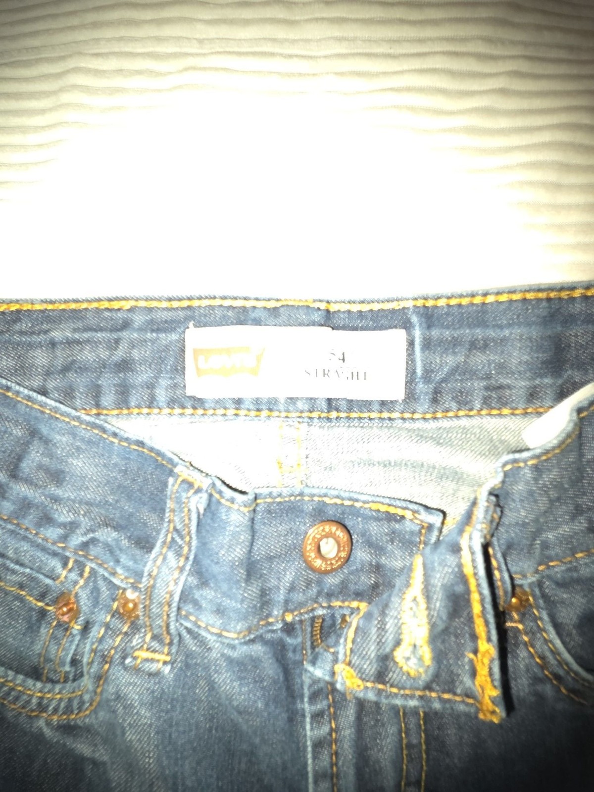 Levi’s 514 Straight Fit Boys Denim Jeans Size 12 Reg