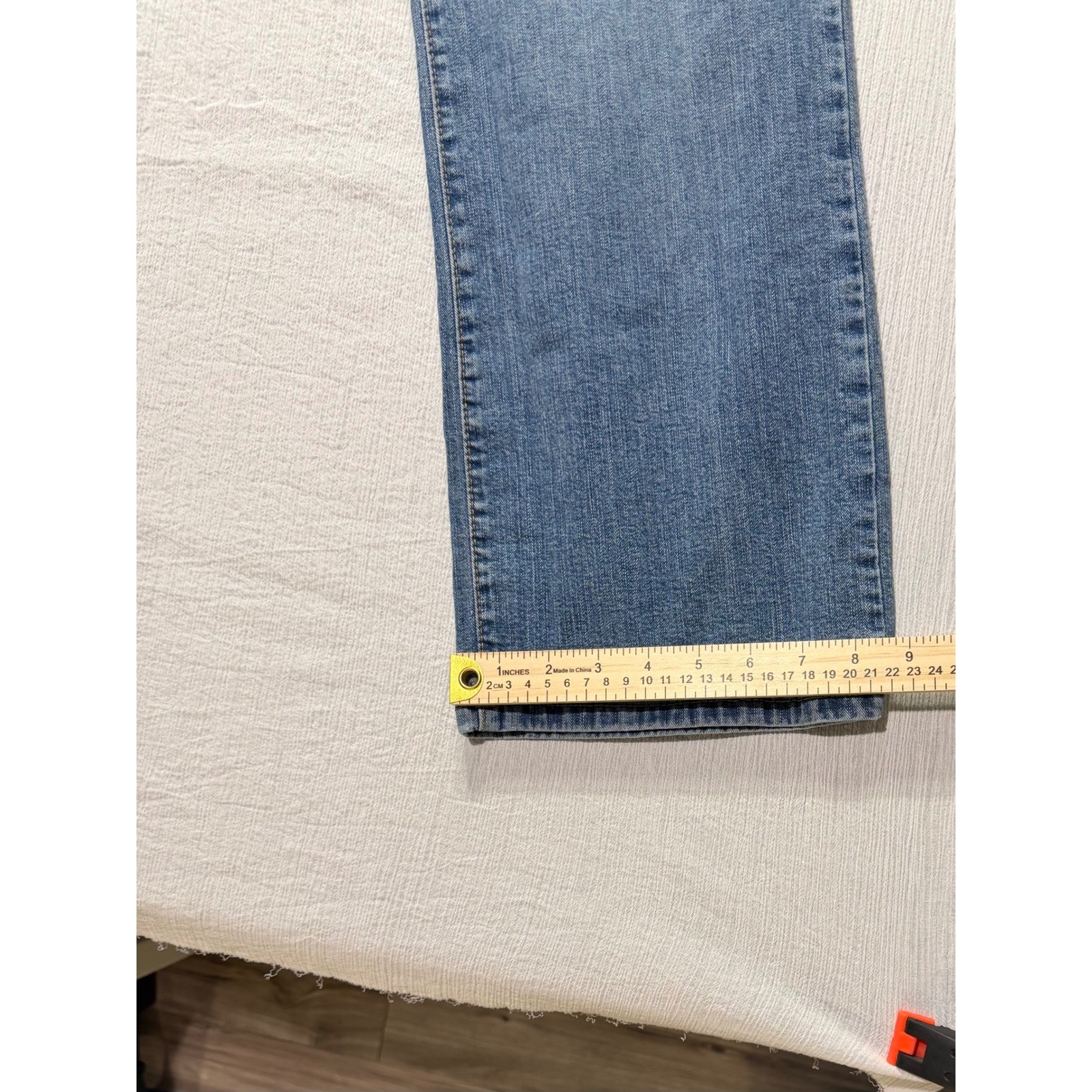 Calvin Klein Jeans Womens 16 Stretch Bootcut Light Vintage Denim Blue W394415