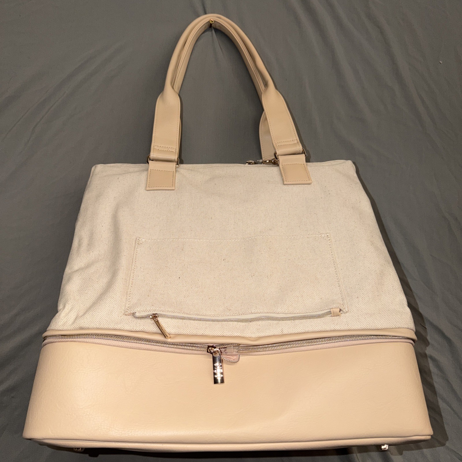 Beis The Convertible Mini Weekender in Beige