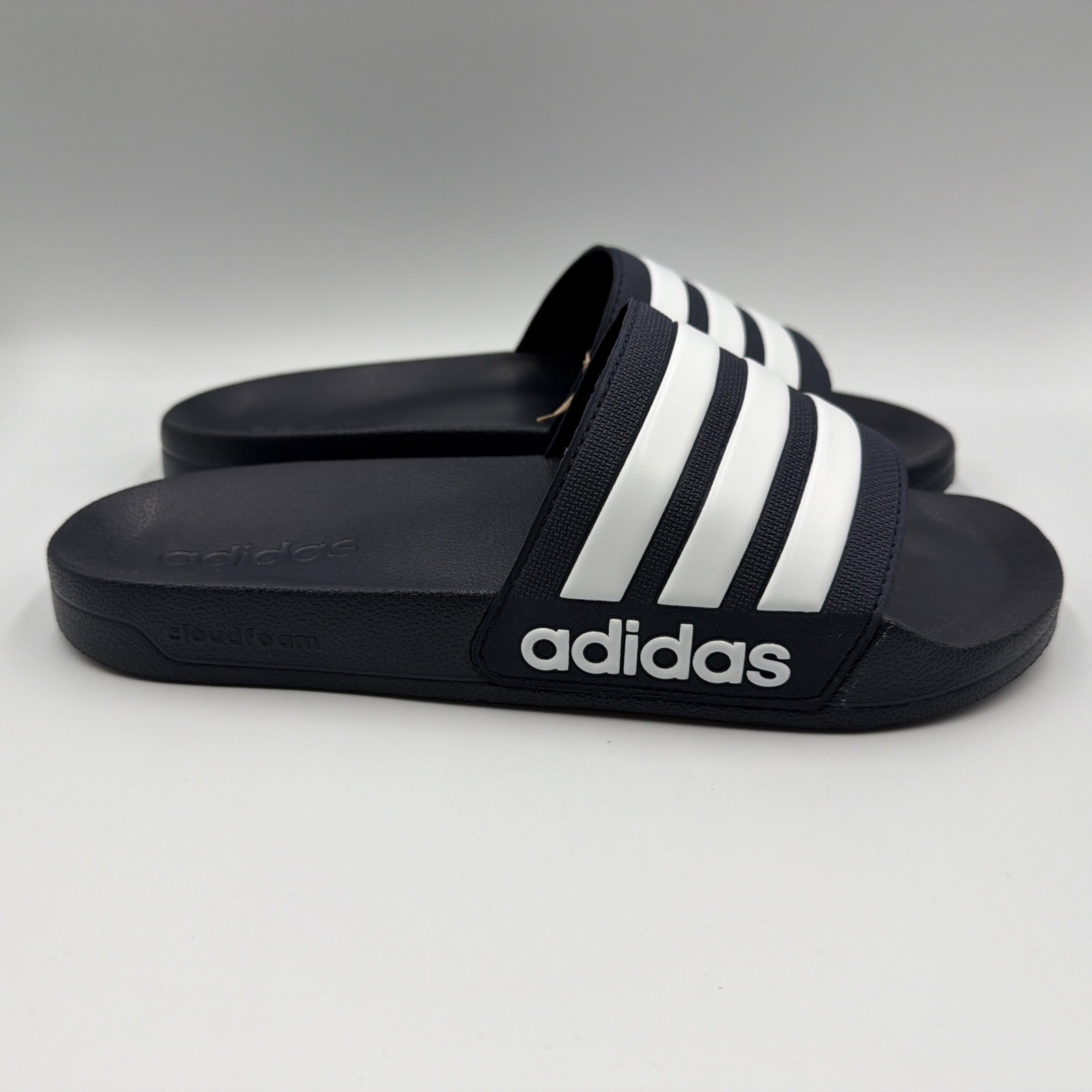 Adidas Adilette Shower Slides – Blue / White – GZ5920 **NEW**