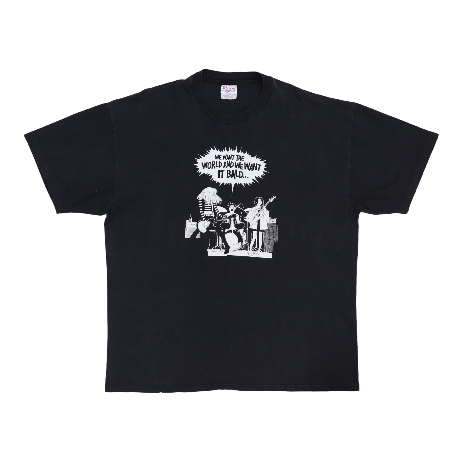 Vintage 1994 Love & Rockets Want It Bald Shirt Size: Extra Large