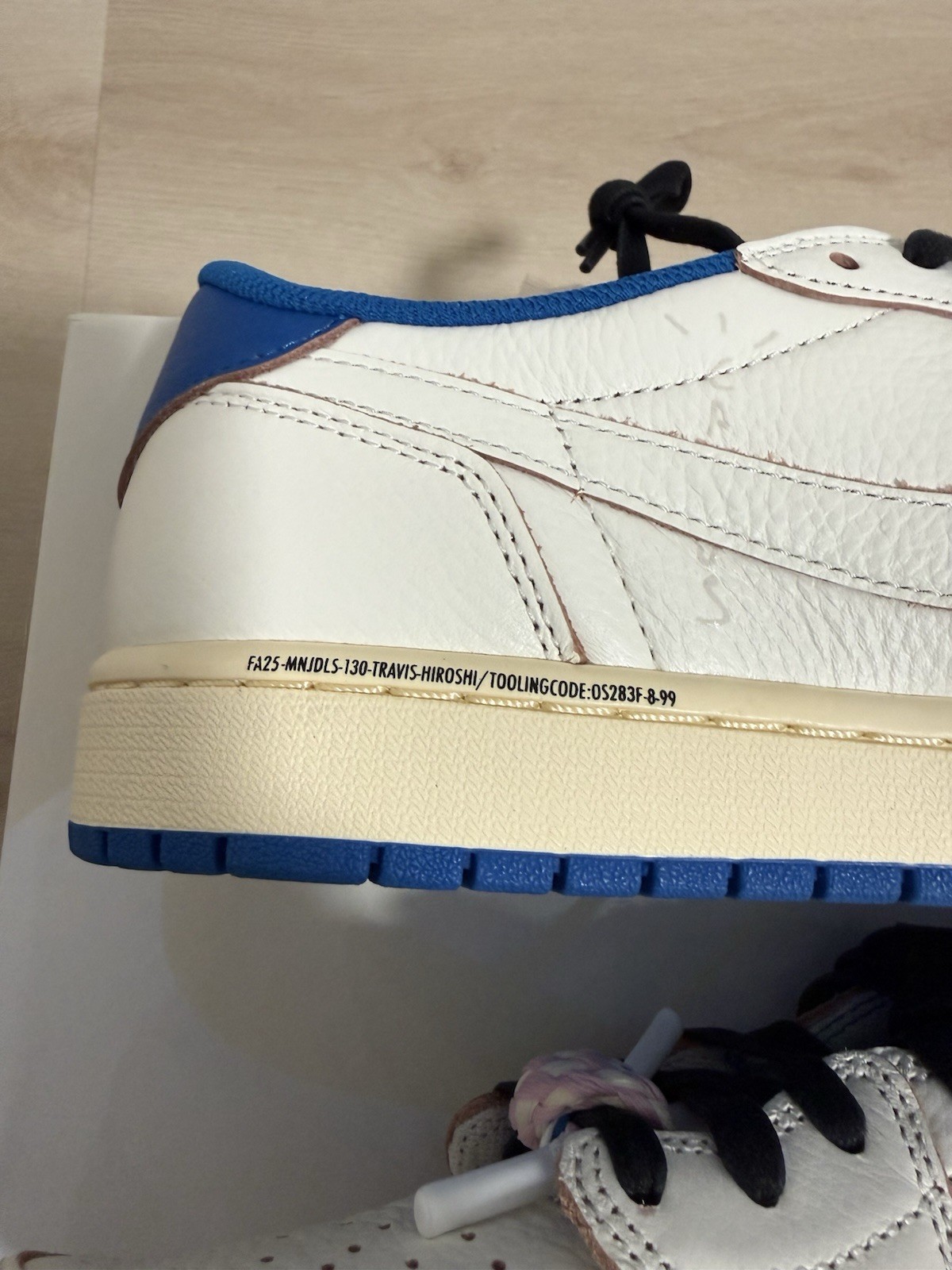 Jordan 1 Low OG SP Fragment x Travis Scott Sail Military Blue – Men’s Size 12 ✅