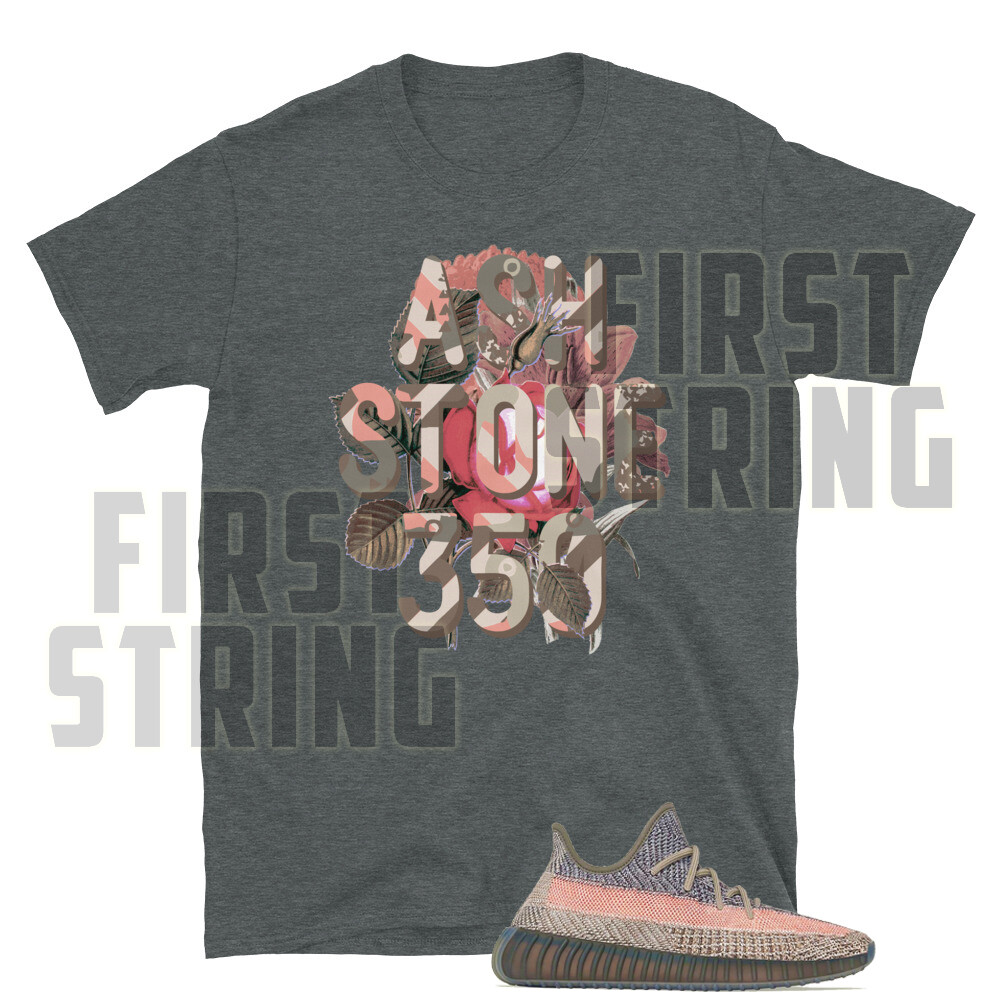 350 Floral Shirt to Match Yeezy Boost 350 Ash Stone Sneakers / Grey T-Shirt
