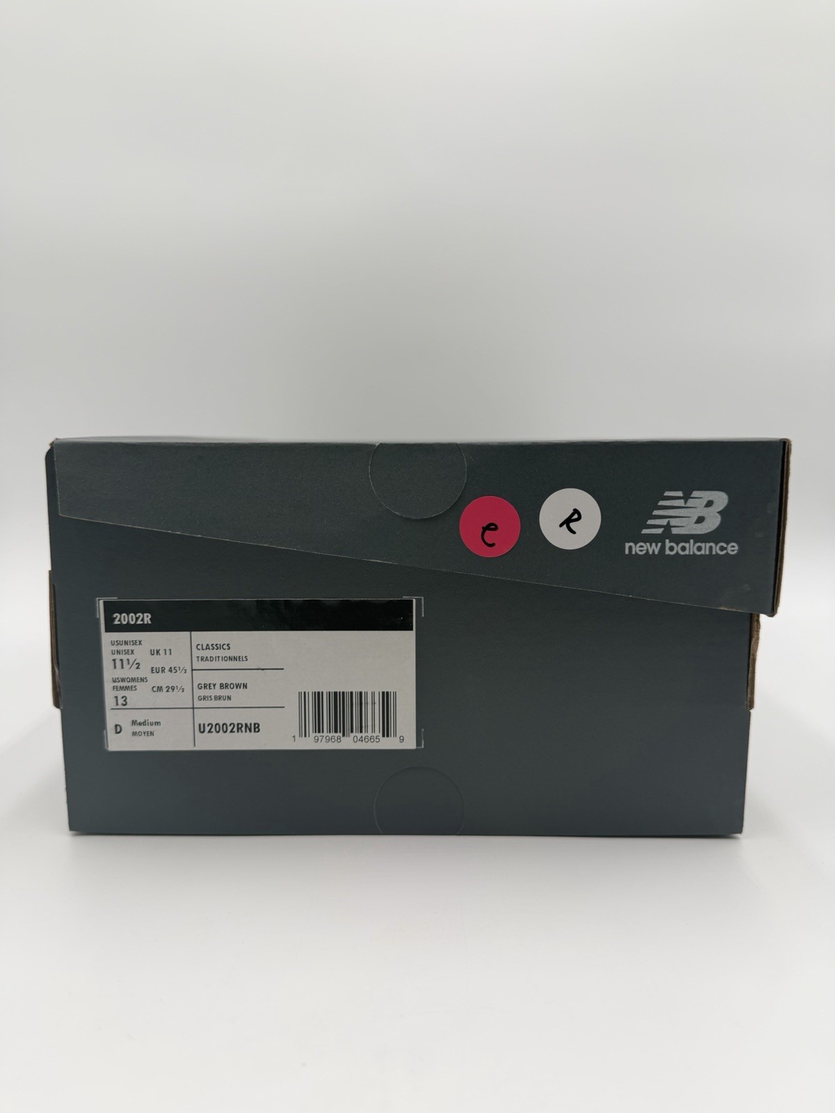 New Balance Men’s 2002R Size 11.5 Grey Brown Timberwolf |U2002RNB|