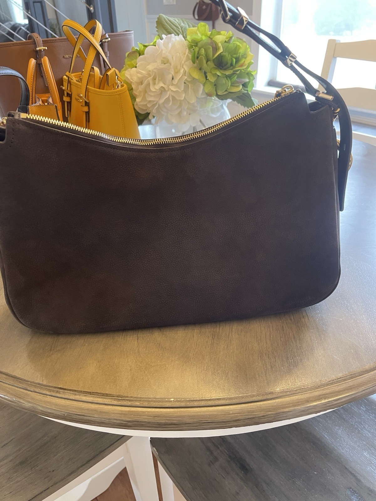 MICHAEL Michael Kors Michael Kors Nolita Medium Nubuck Convertible Shoulder Bag