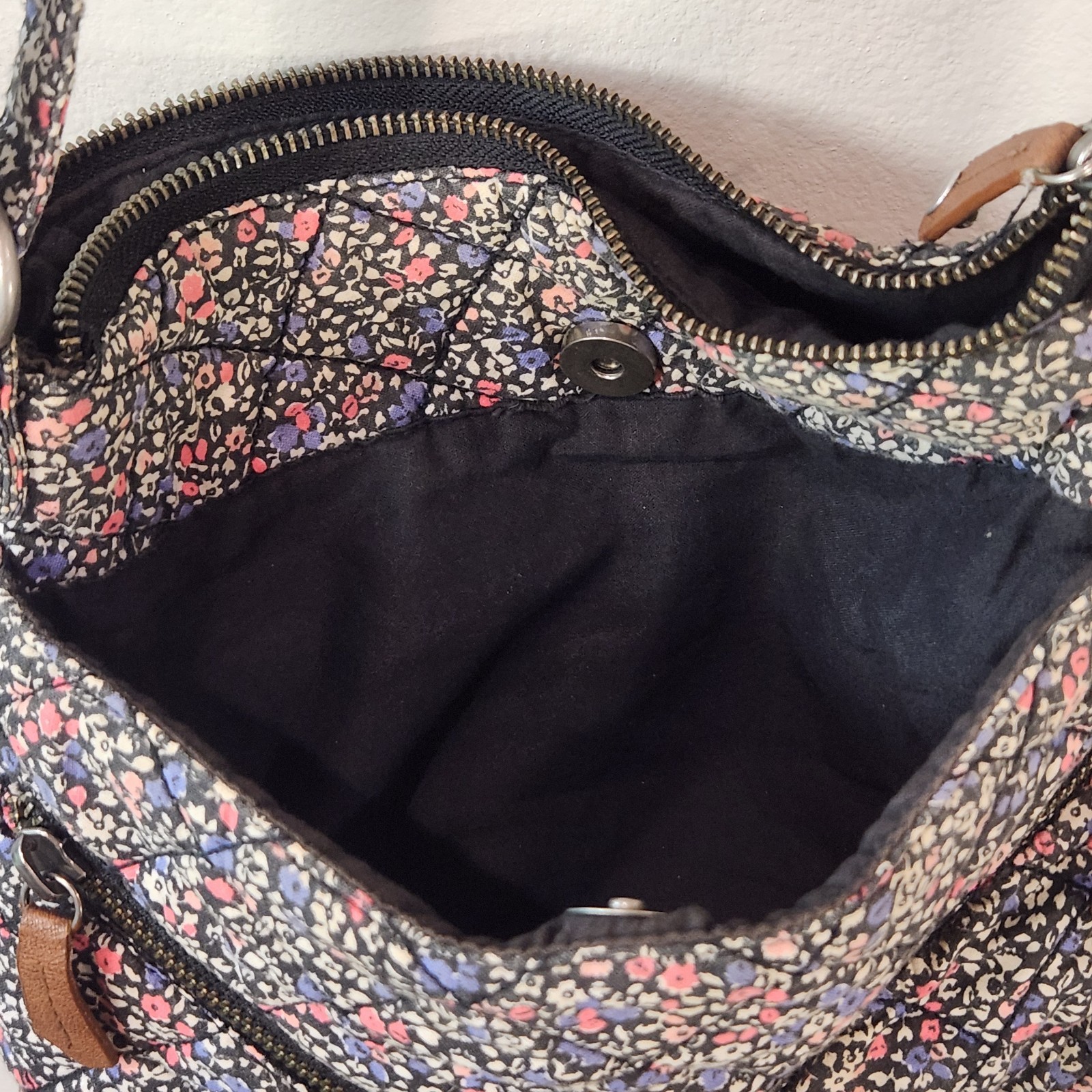 Cottagecore American Eagle Quilted Floral Boho Shoulder Bag Purse Crossbody