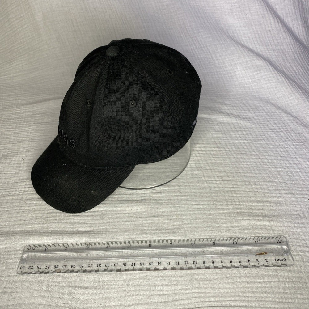 Adidas Aeroready All Black Hat Cap Flex Fit Small / Medium