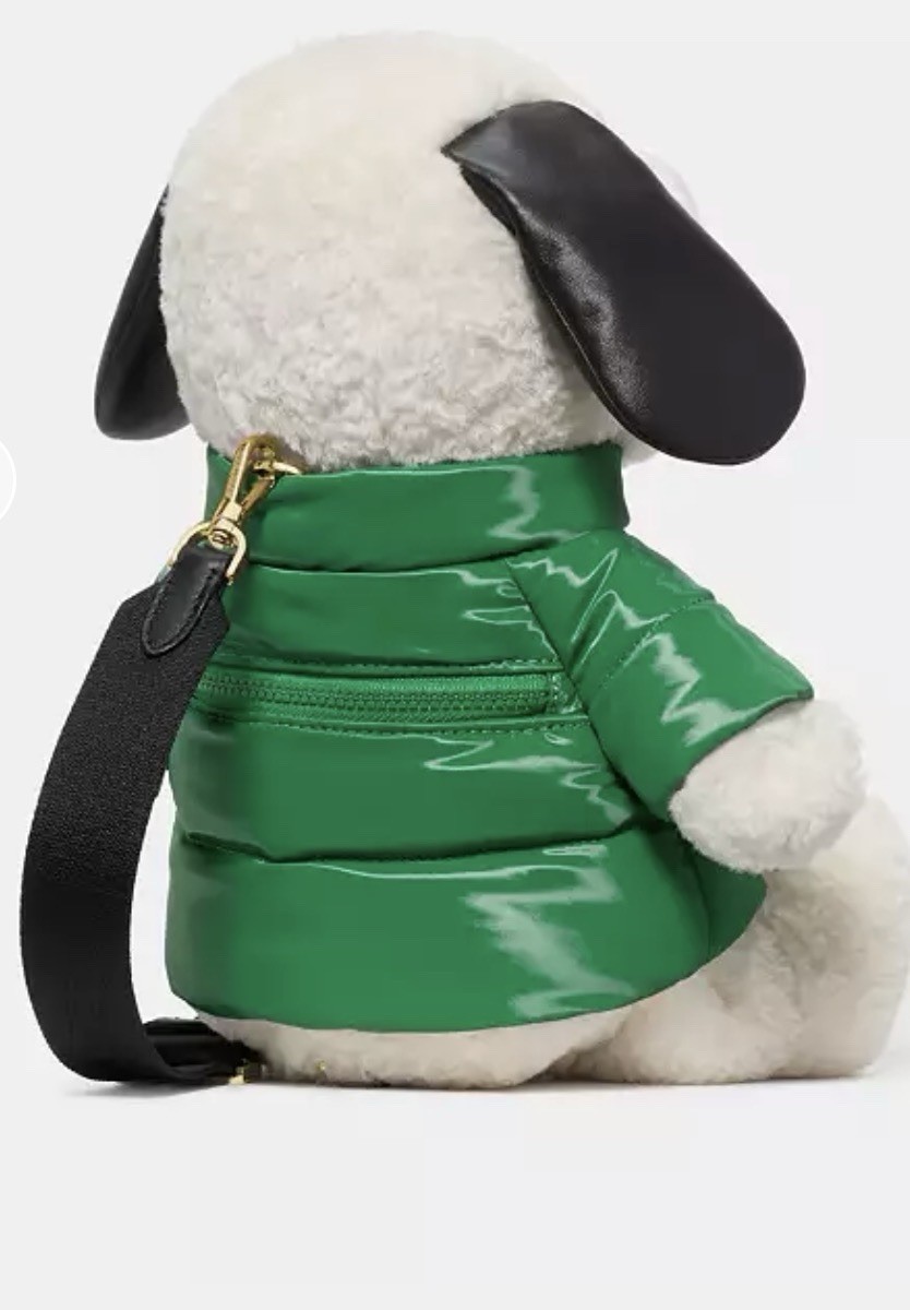 Kate Spade Peanuts X KSNY Snoopy 3D Dog Crossbody KM631 MWT