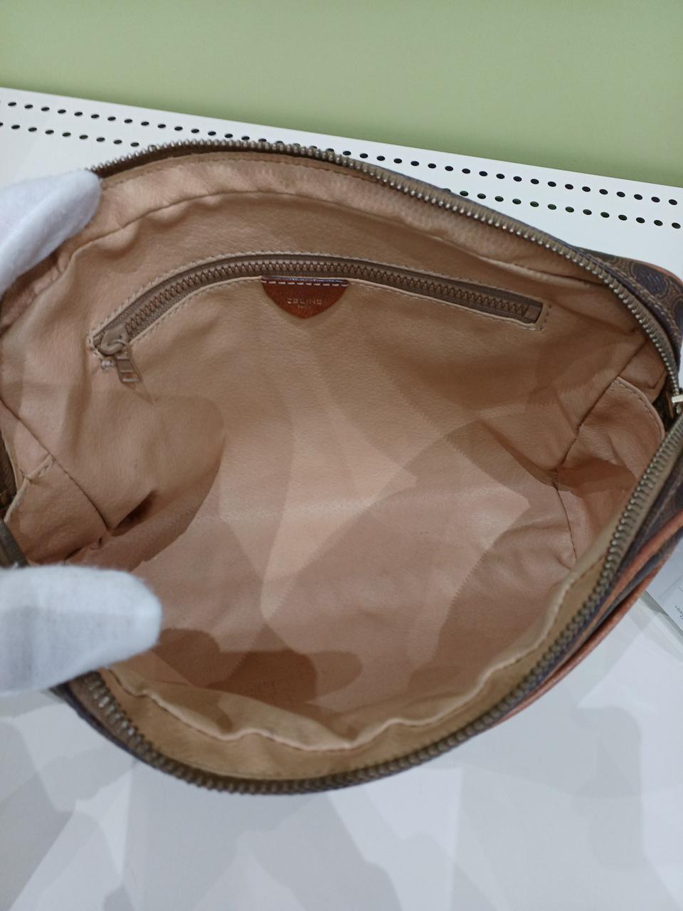 CELINE Macadam pattern second bag 10.6 inch