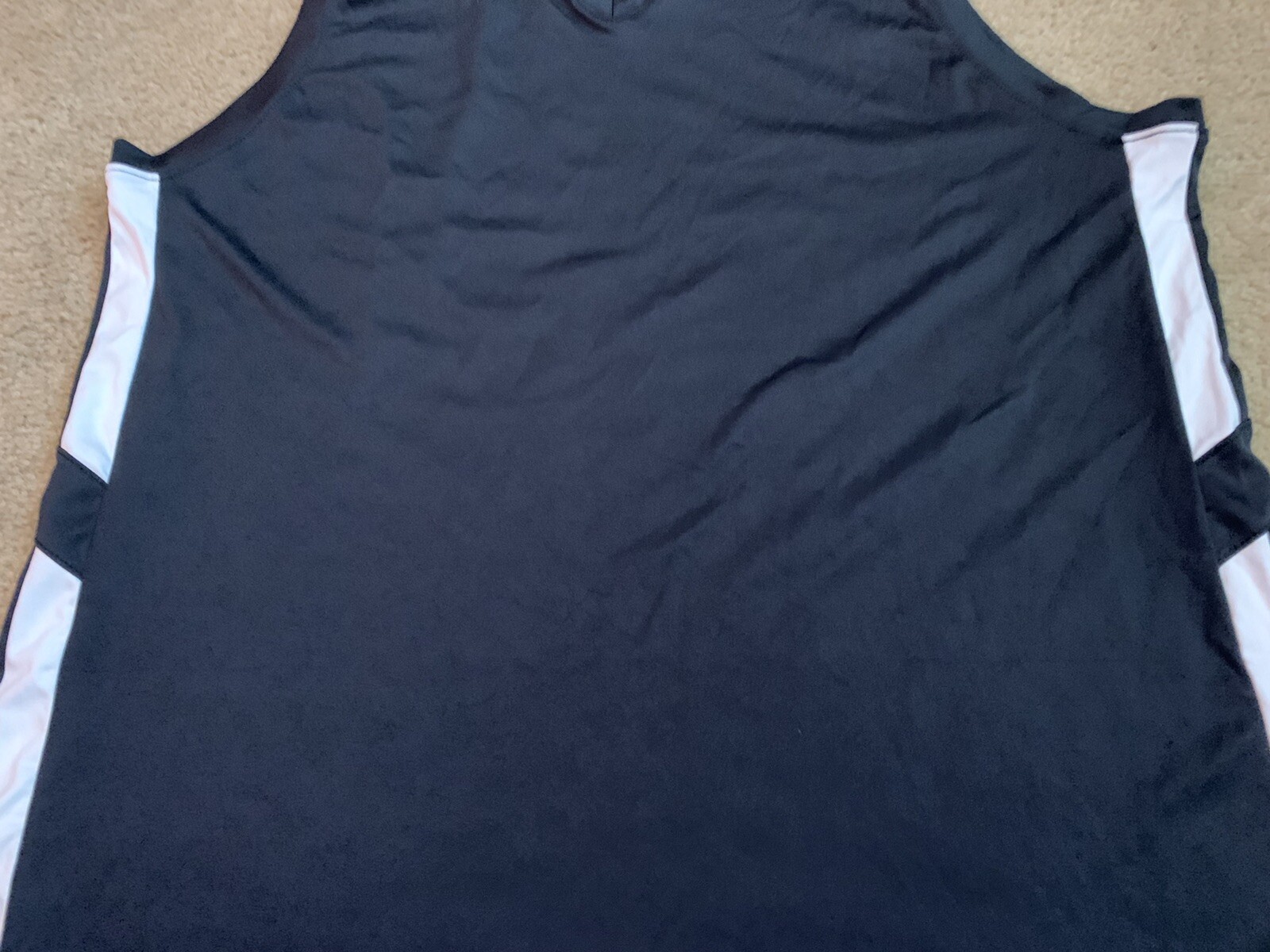 CHAMPRO BLACK WHITE JERSEY VARIES SIZES MeNS BIN 5