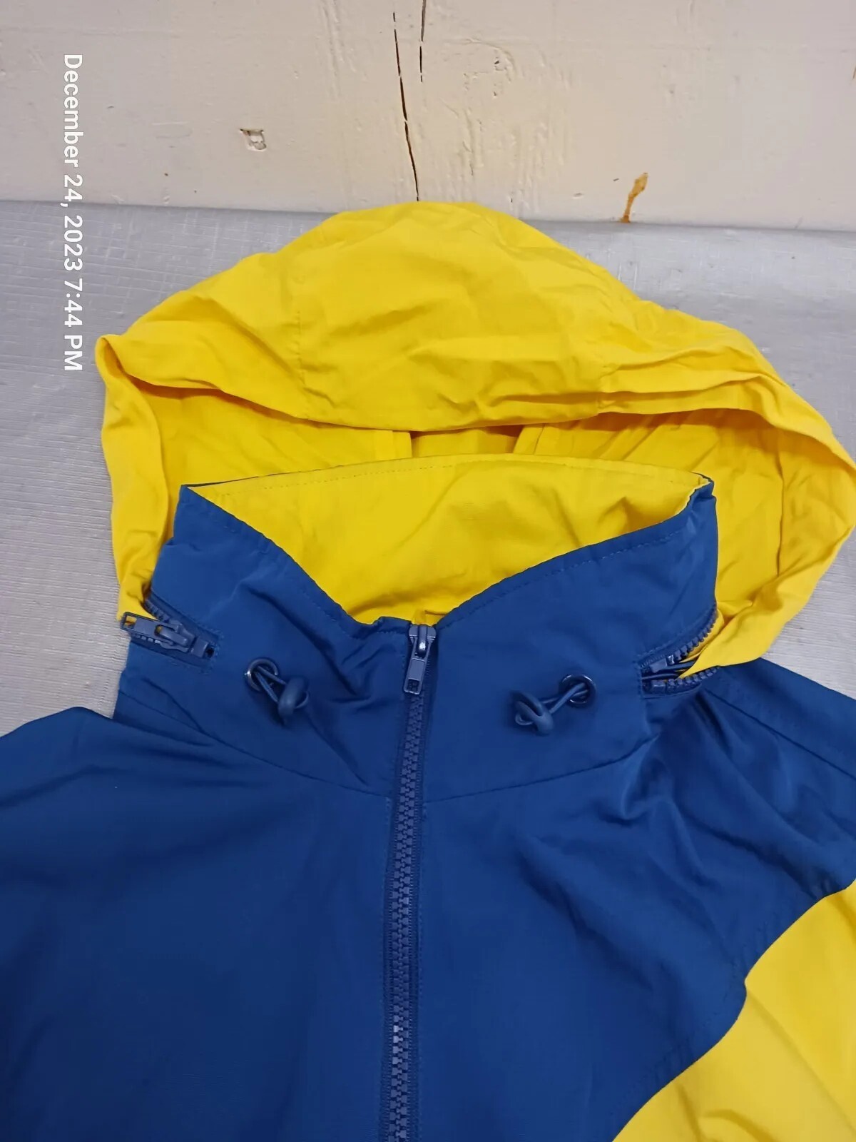 Forever 21 Retro Quarter Zip Color Block Windbreaker Size M