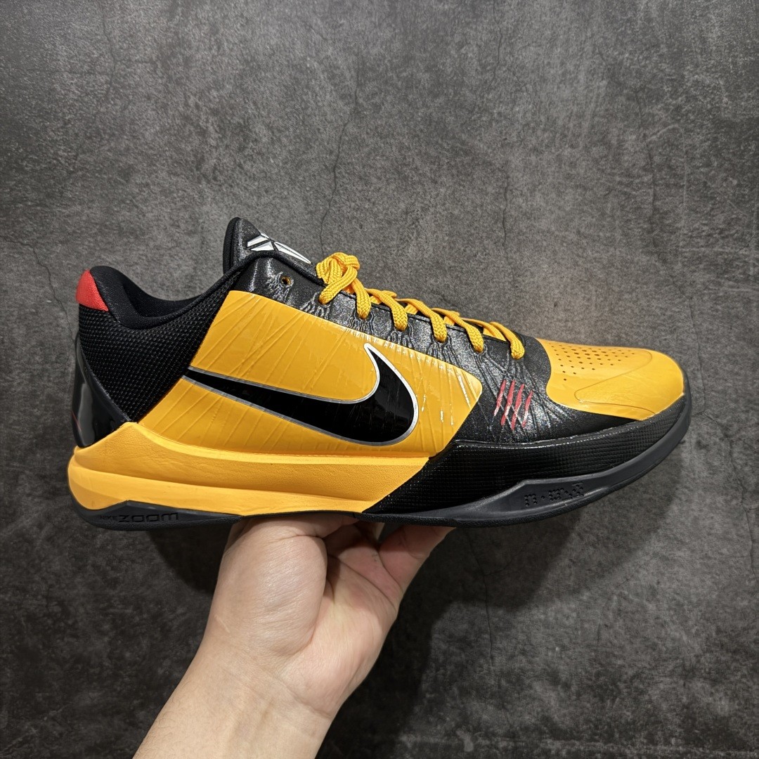 New NK Zoom Kobe ZK5 “Bruce Lee” Yellow Black Mens Womens Athletic Shoes