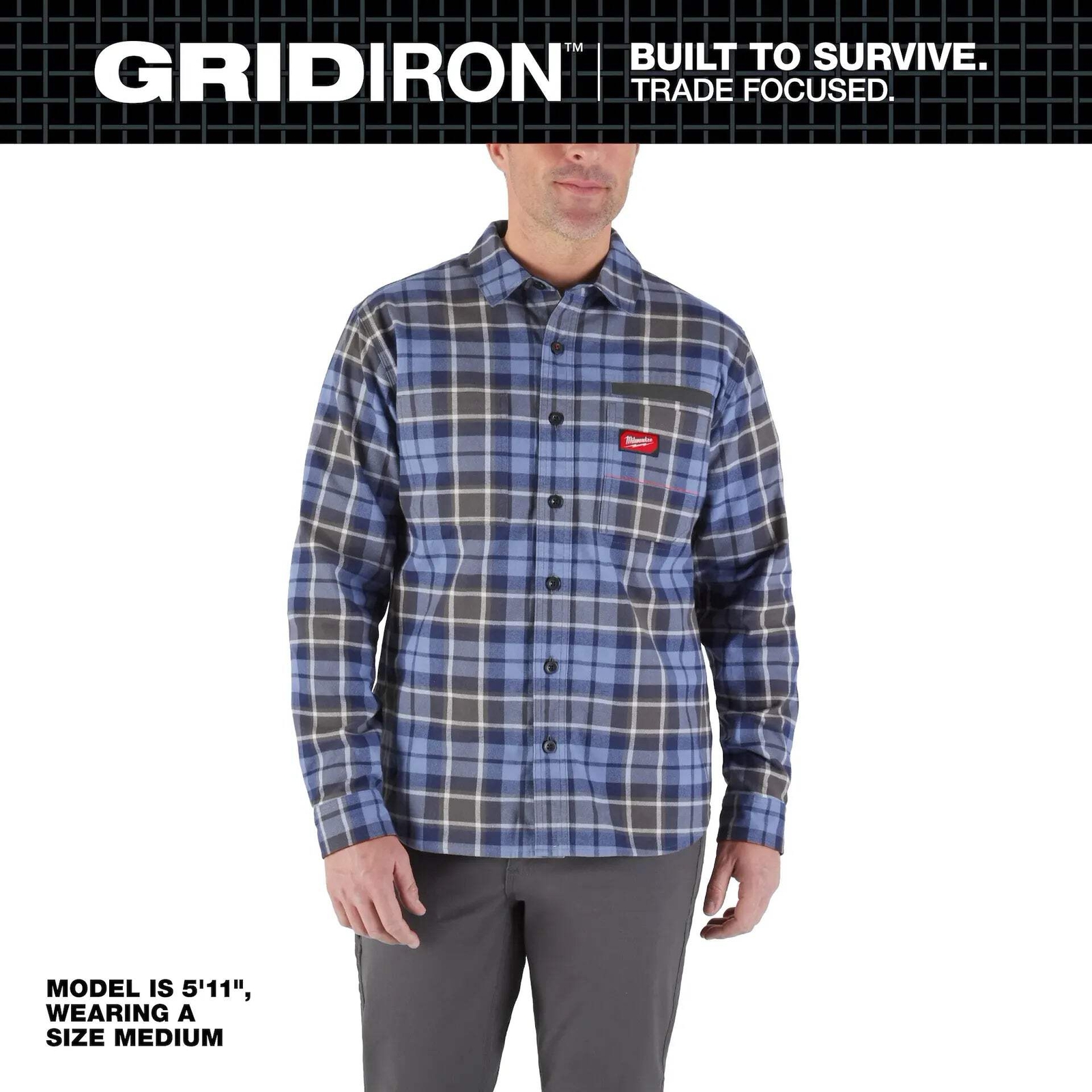 Milwaukee M551 GRIDIRON™ Flannel Shirt