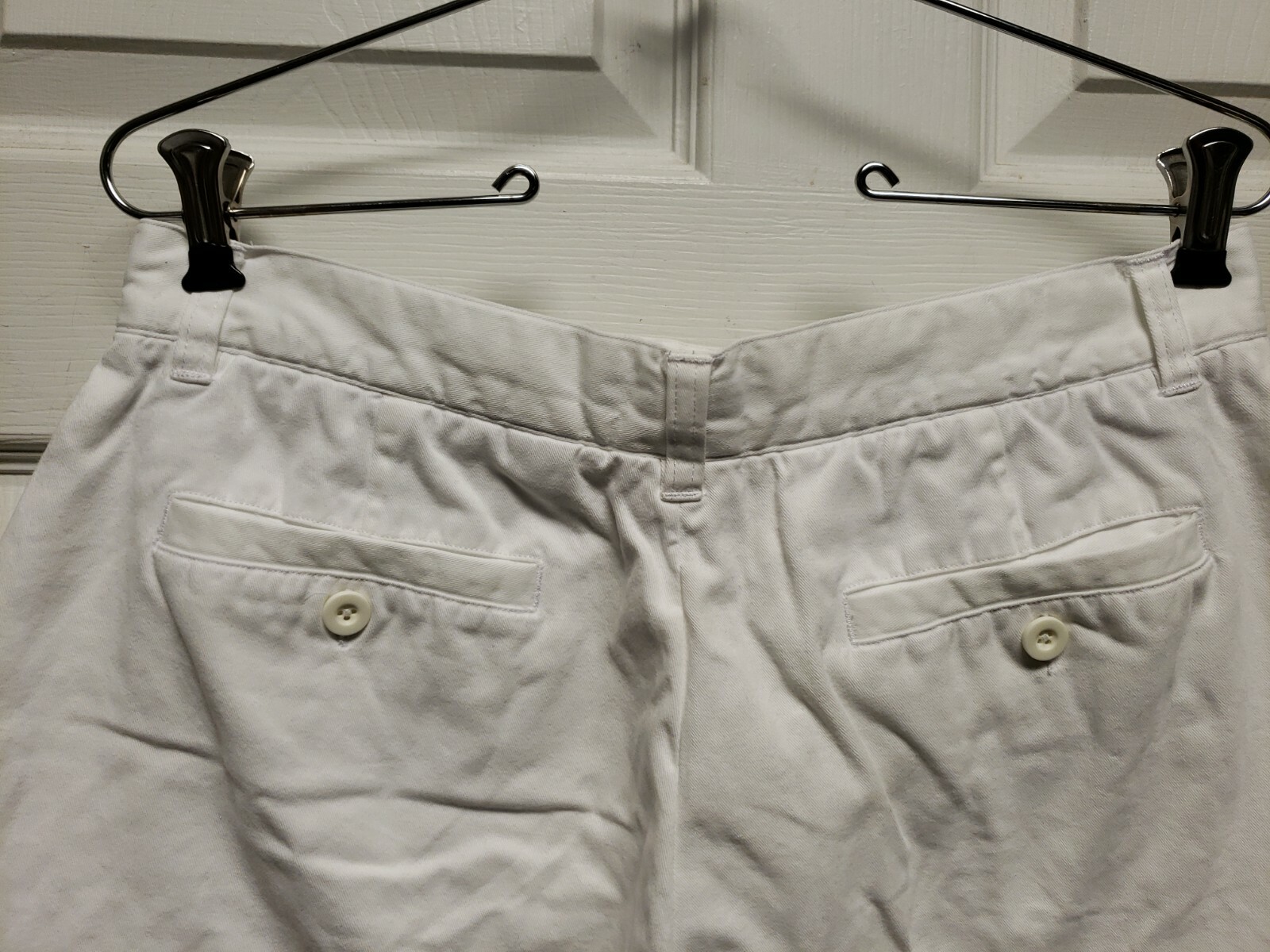 Jackie Blue Women White Shorts Size 12 White 5 Pockets At Waist Summer White
