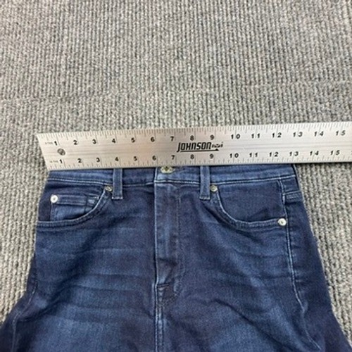 7 For All Mankind High Waist Ankle Skinny Jeans Dark Wash AU8431005 Size 27