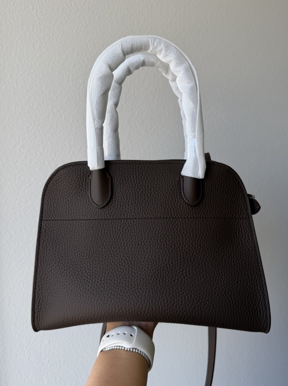 The Row Soft Margaux 10 Deep Brown Calfskin (comes with original packaging)
