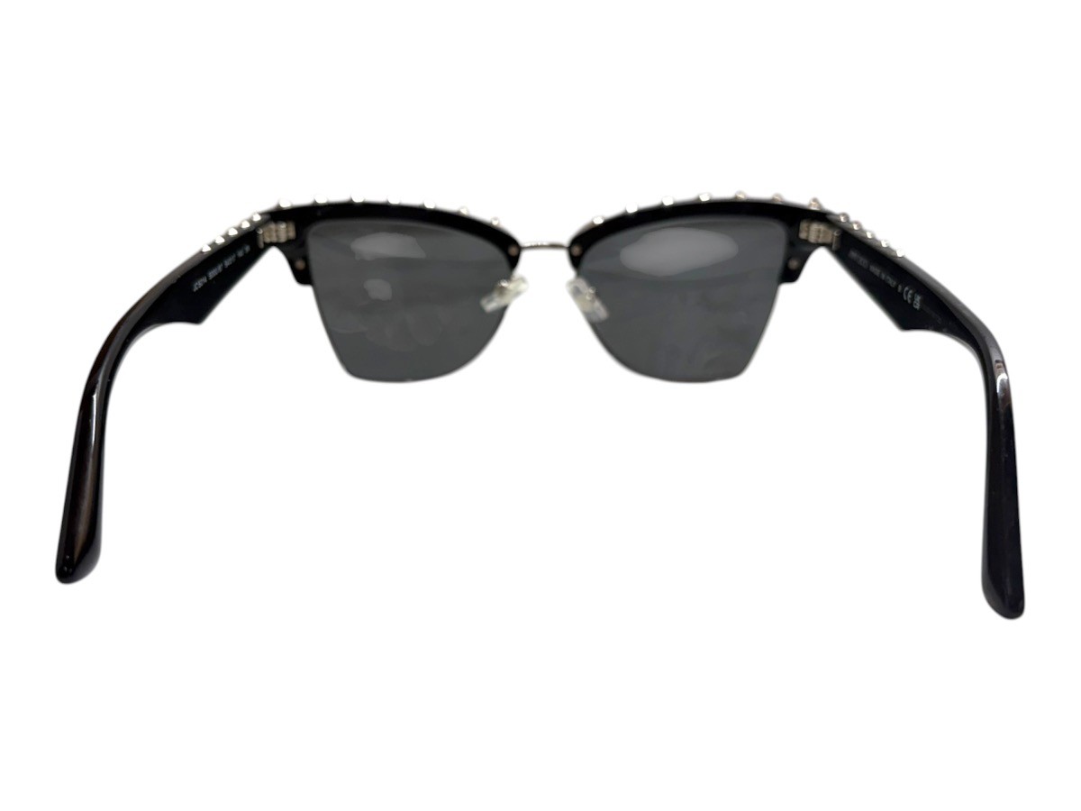JIMMY CHOO BLACK STUDDED SEMI RIM SUNGLASSES JC5014 (CMP126482)