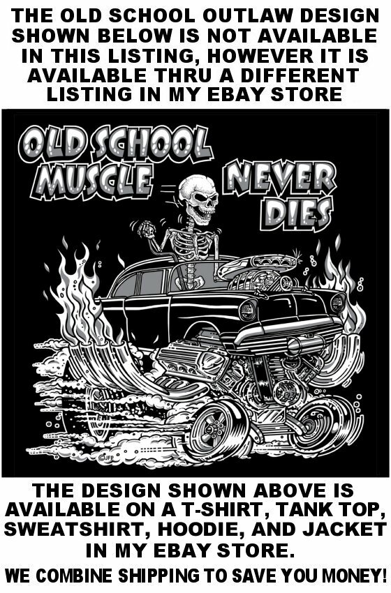 HENRY J KAISER OLD SCHOOL MUSCLE HOT ROD OUTLAW GASSER DRAG CAR SKULL WORK SHIRT