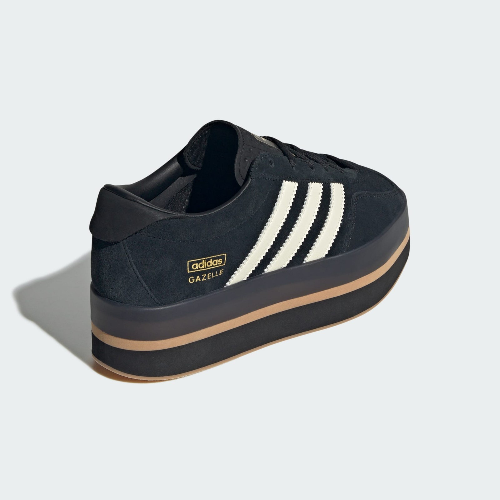 adidas Originals WMNS Gazelle Stack JS0239 Core Black Cream White Women’s US5-11