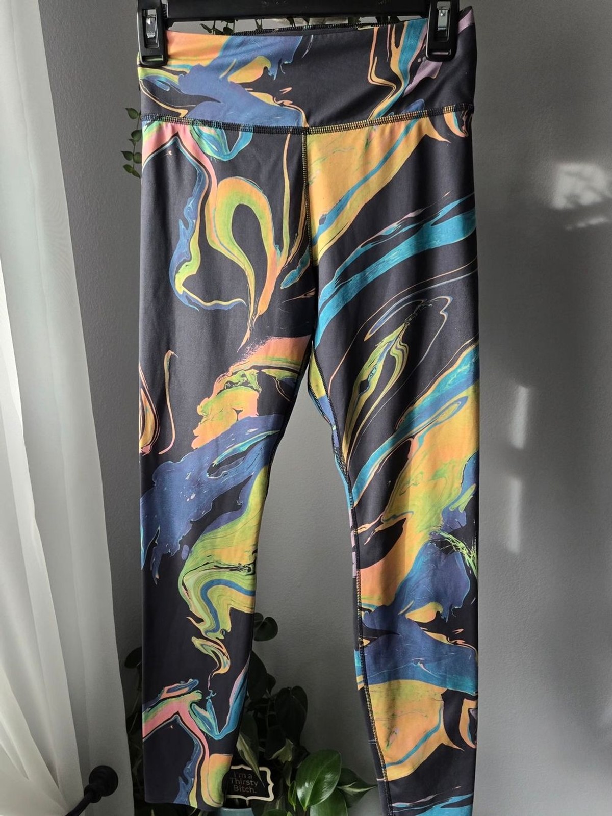 Nike One Luxe Aurora Marbled 7/8 Leggings Size S Mid-Rise (EUC)