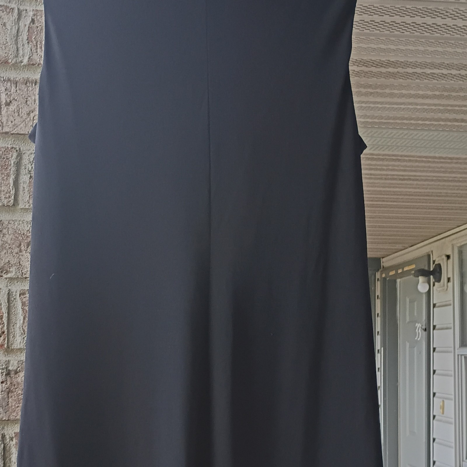 En Focus Studio Women’s Black Floral Lace Sheath Dress 14 Sleeveless