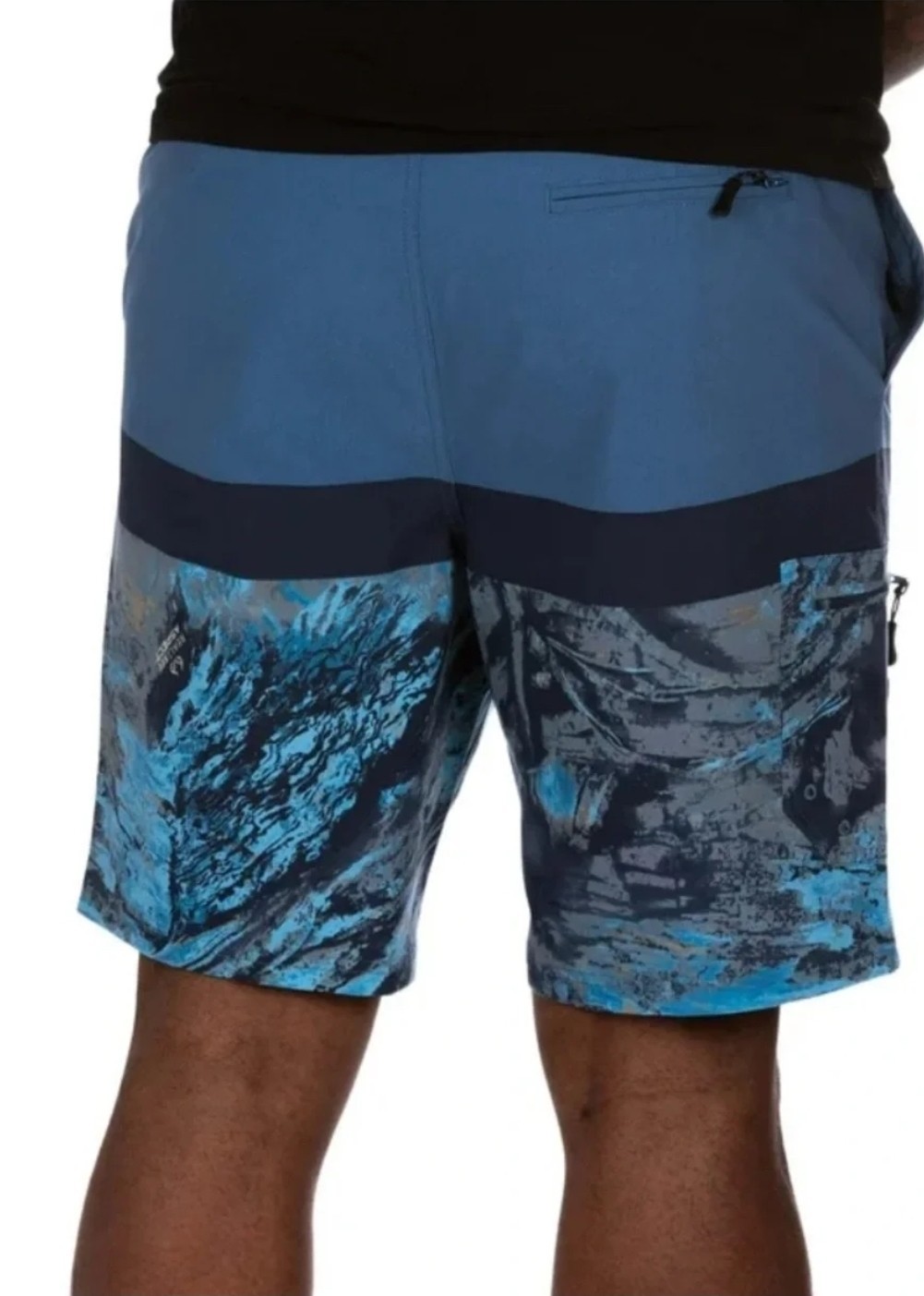 Realtree Fishing Mens Hybrid Shorts Blue Size S(28/30)