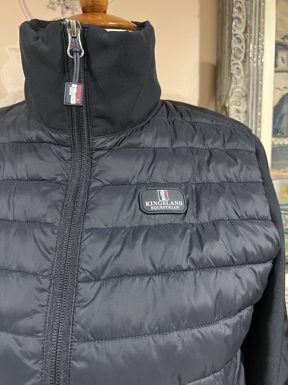 Kingsland Classic Long Sleeves Black Padded Jacket Size XXS