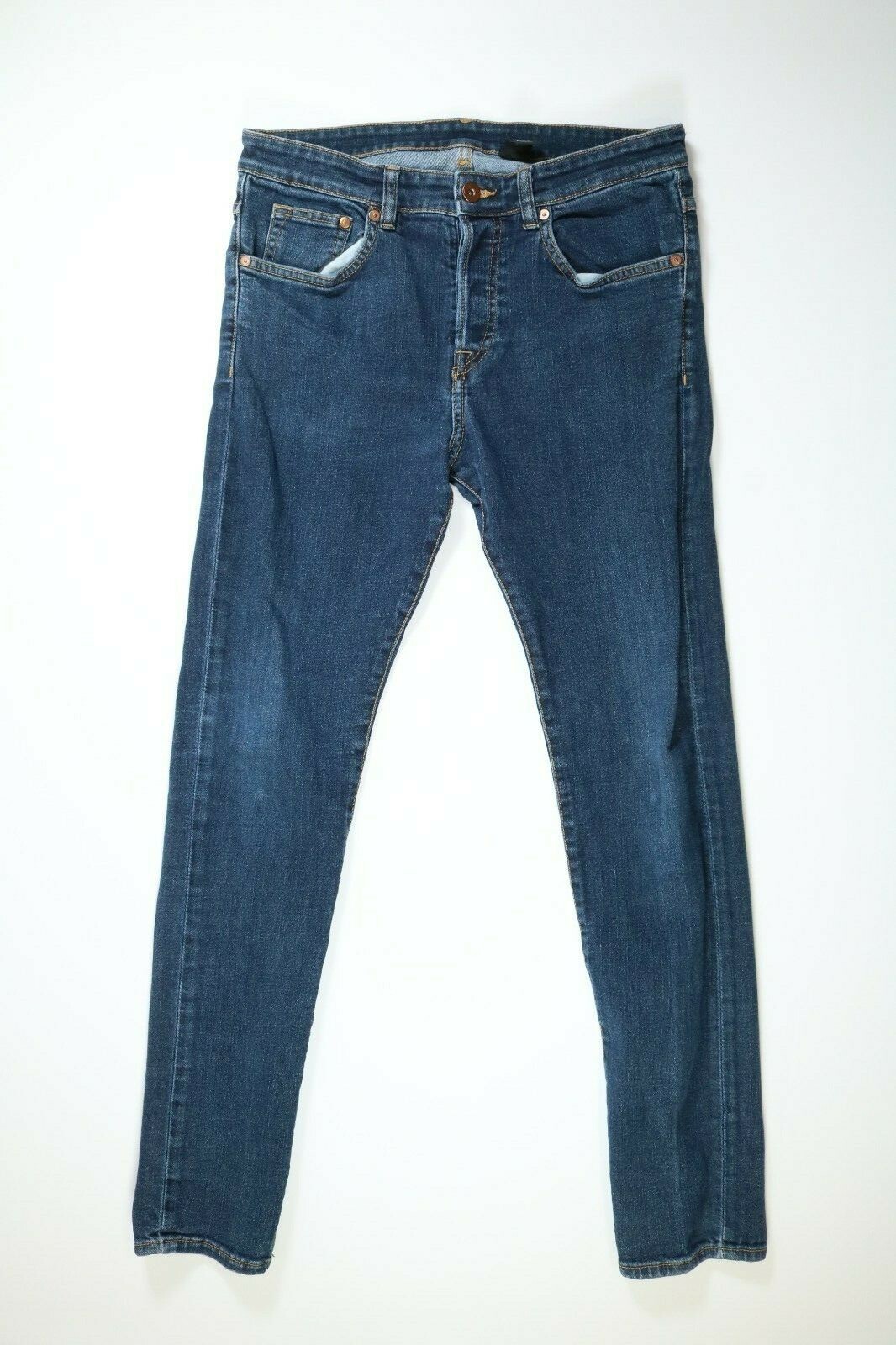 Mens Slim Blue Denim Jeans 32×32 EUC