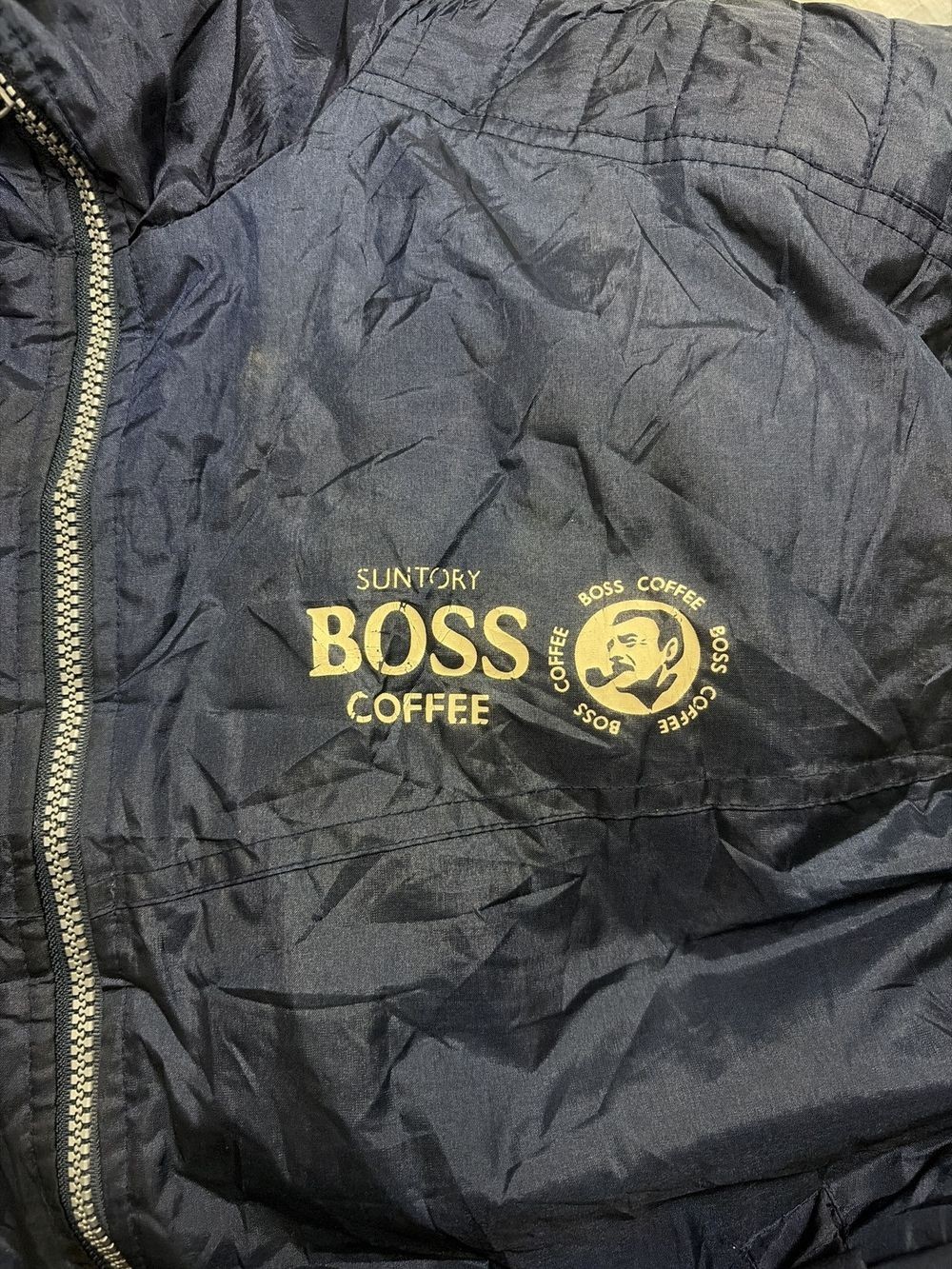Vintage Suntory Coffee Boss Bomber Jacket