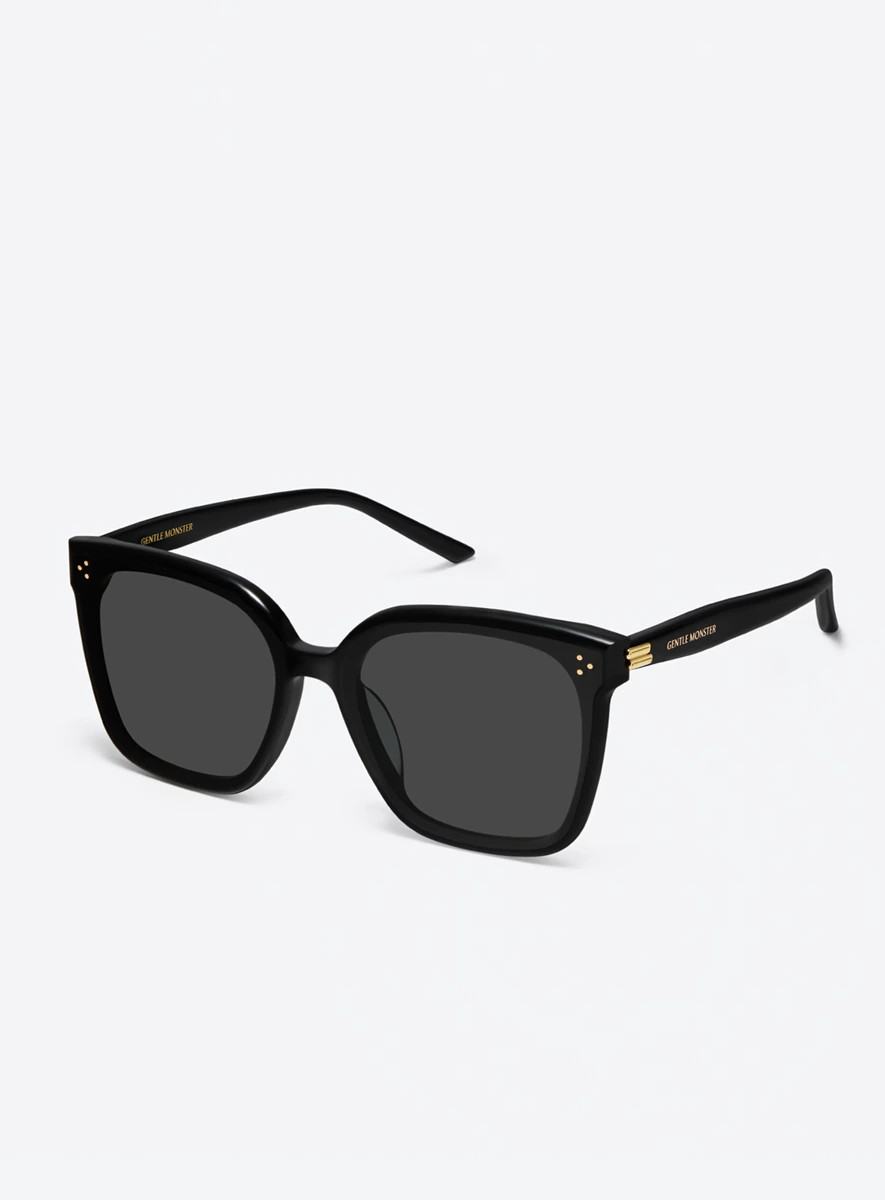 Gentle Monster New Her 01 Black Square Acetate Sunglasses Unisex