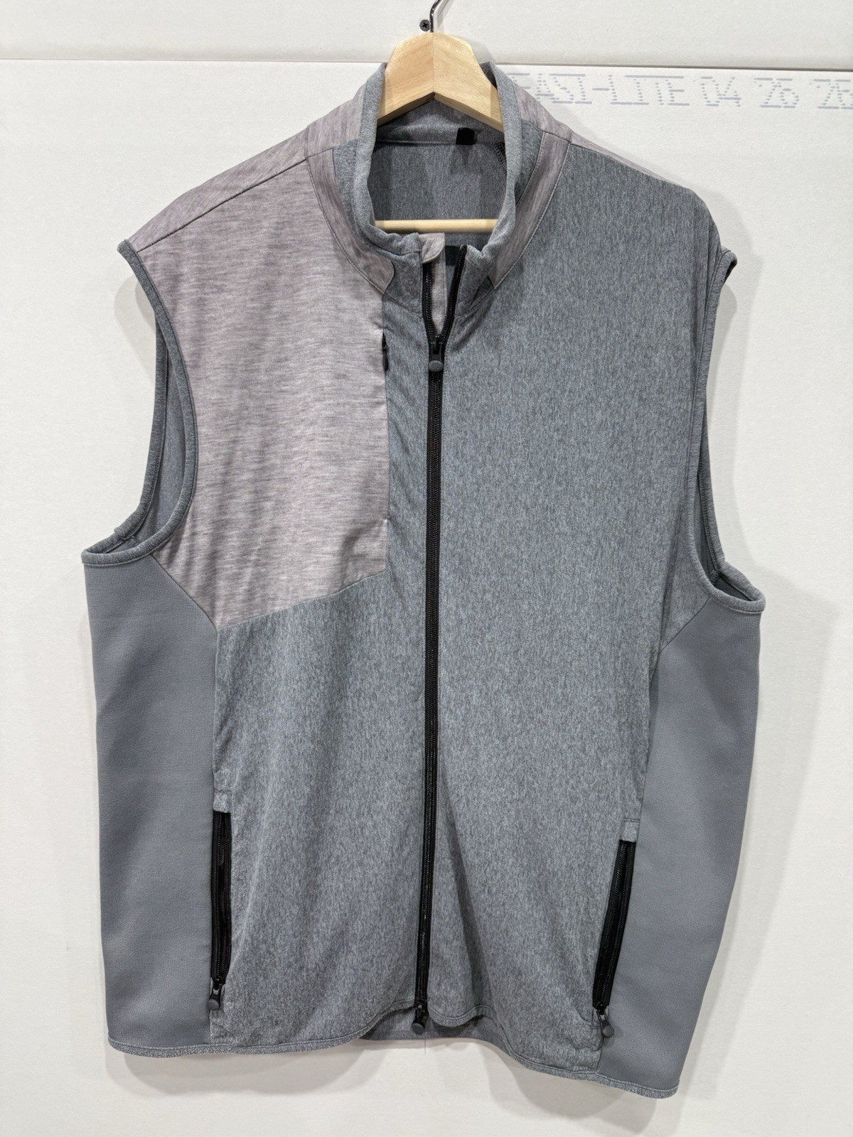 Greyson Vest Mens L Gray Comanche Hybrid Lightweight Golf Performance Outdoors