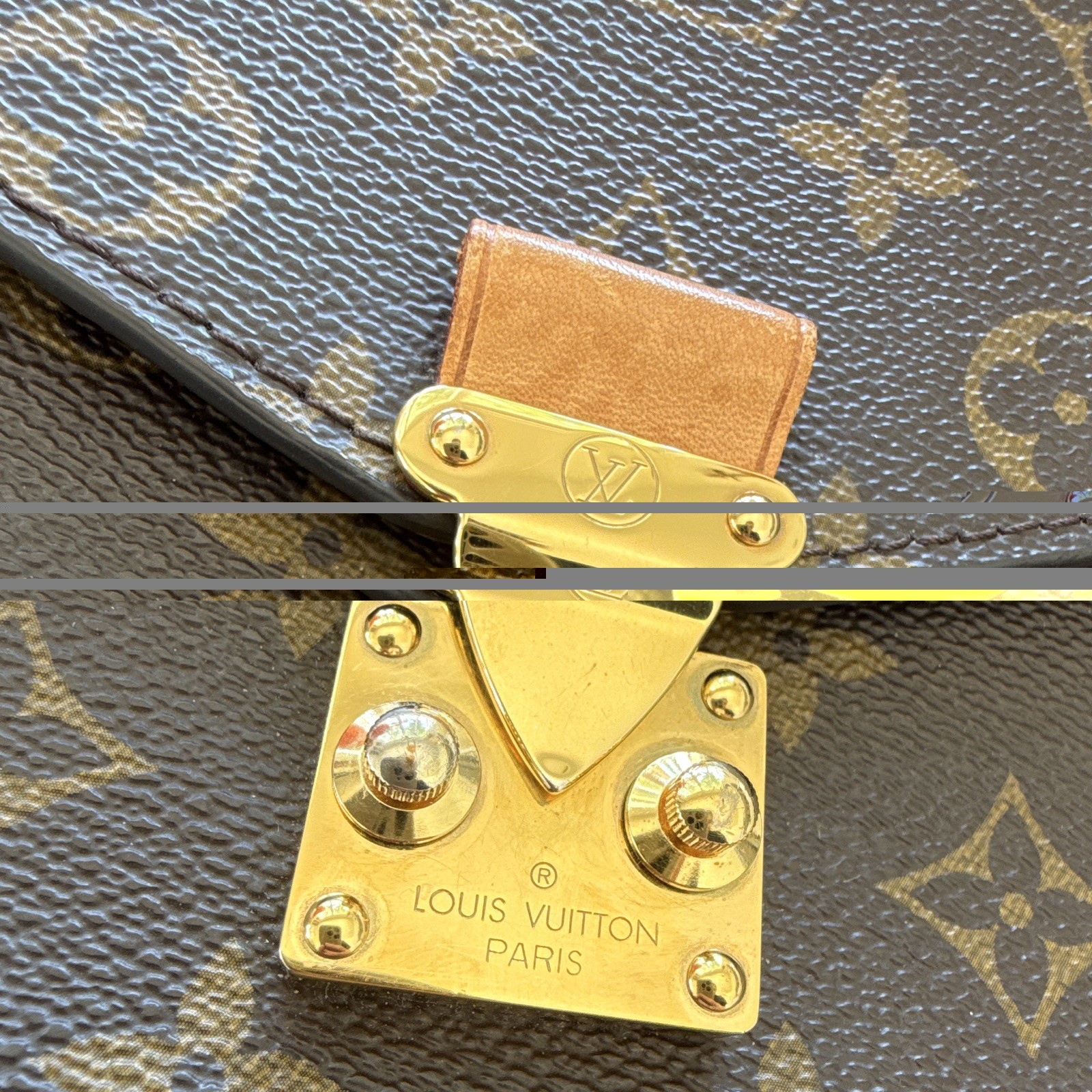 Louis Vuitton Monogram Pochette Metis Crossbody, Strap & Dust Bag