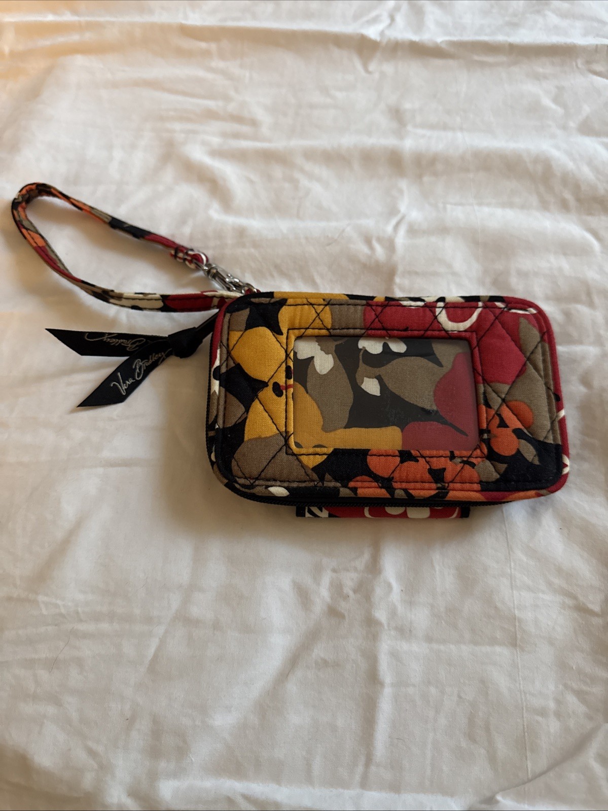 Vera Bradley Wristlet in Bittersweet Cotton