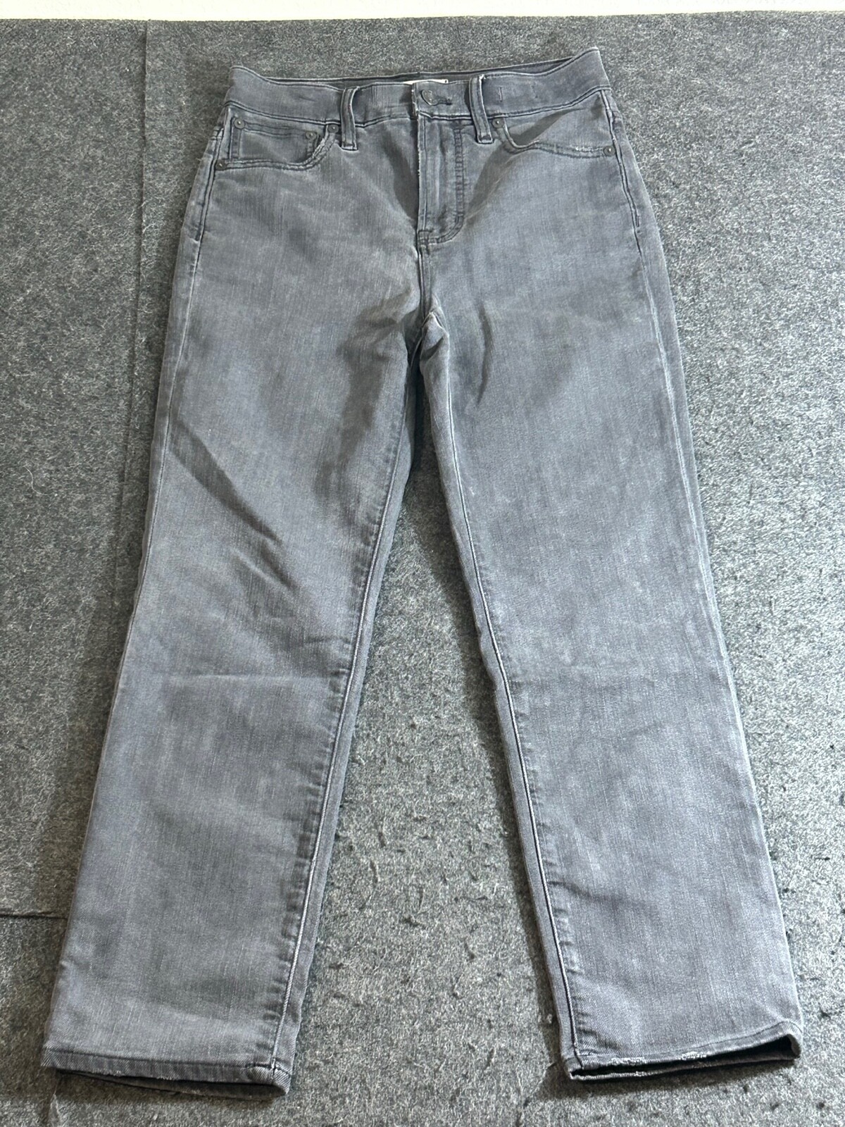 Madewell Women’s Black Charcoal Wash The Perfect Vintage Denim Jeans 25×25