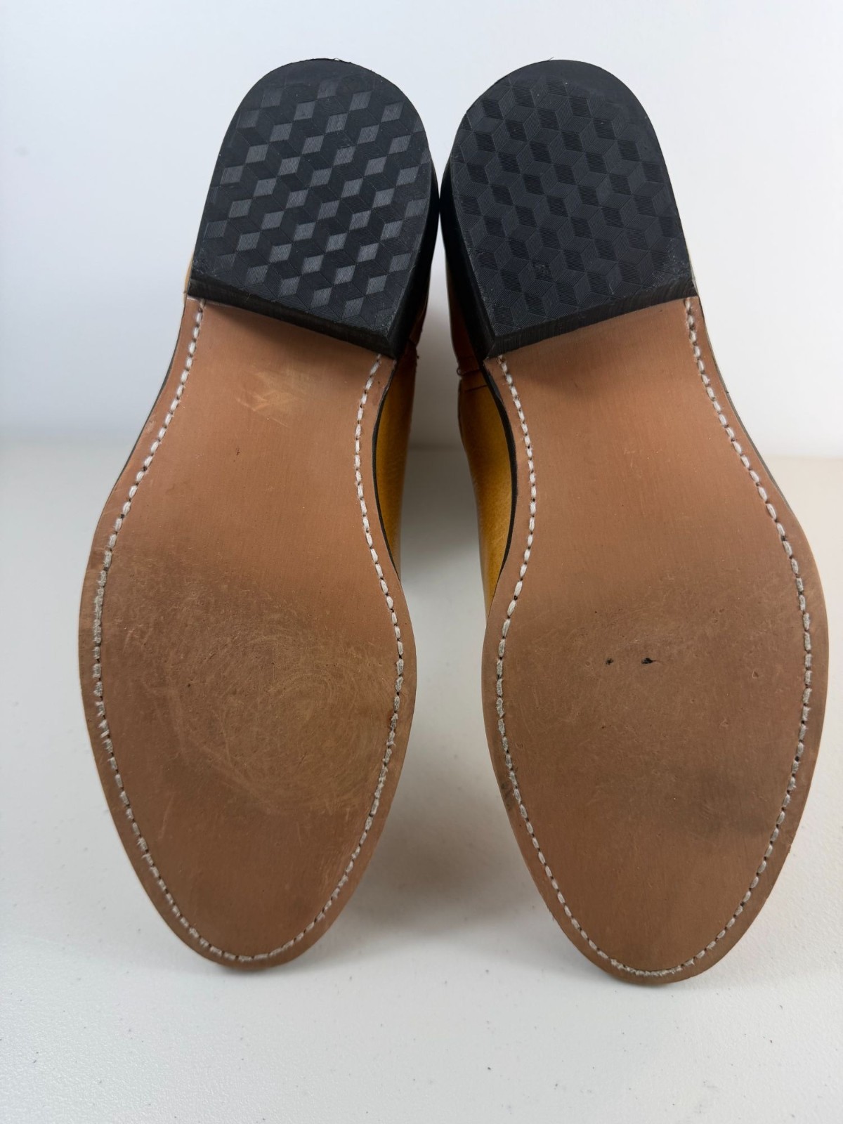 Laredo Jacksonville light caramel leather cowboy boots men’s size 8.5EW