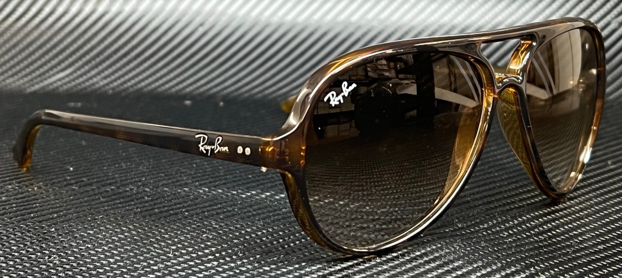 RAY BAN RB4125 710 51 Havana Brown Gradient Men’s 59 mm Sunglasses