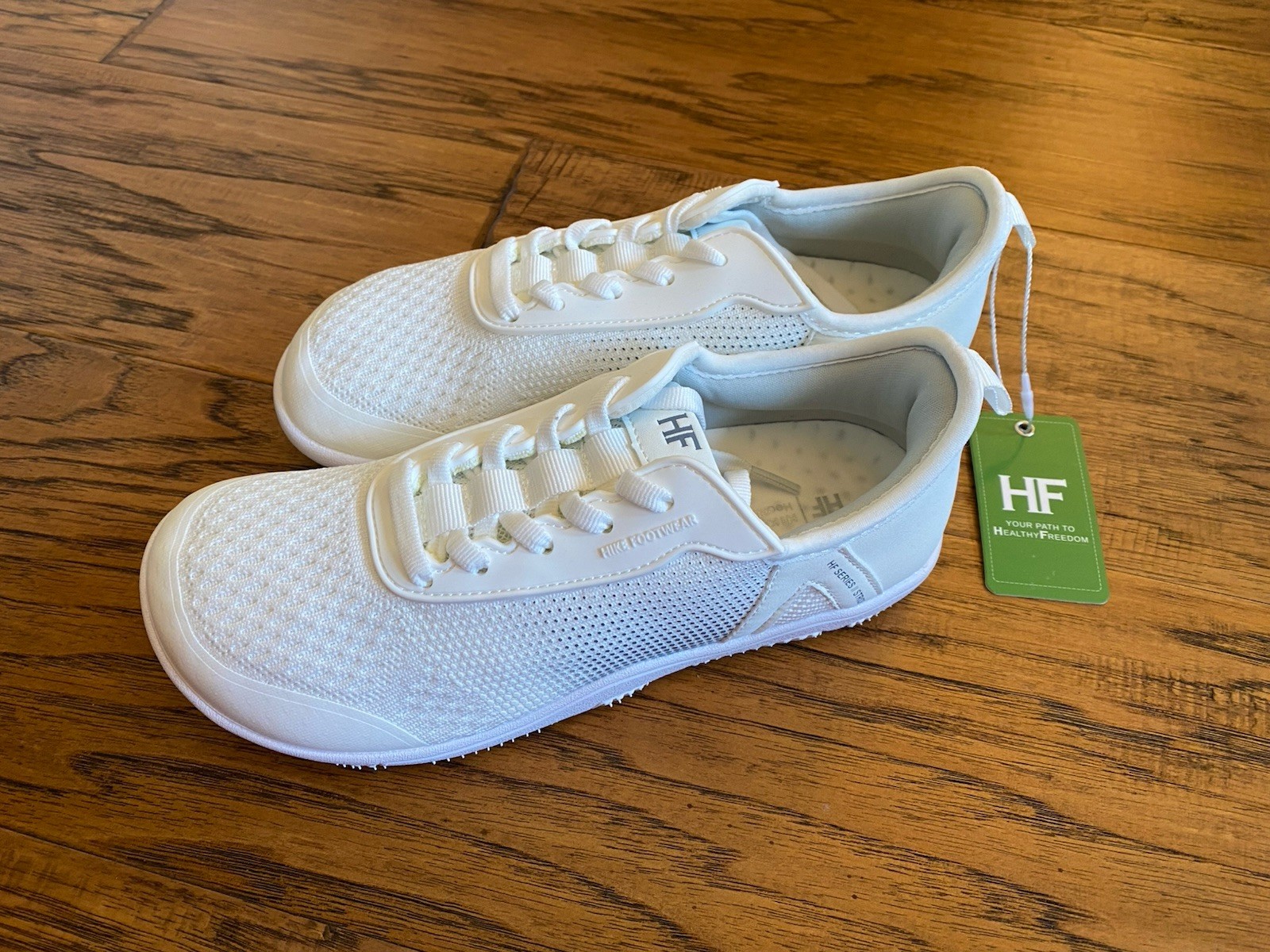 Hike Footwear HF Stride White Sneakers Women’s 6 Men’s 4 EU 36 Barefoot