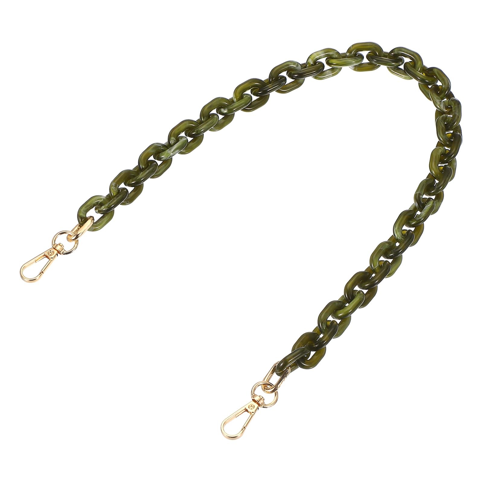 PATIKIL Acrylic Purse Strap, 24 Inch Acrylic Chain Purse Strap Replacement Luxur
