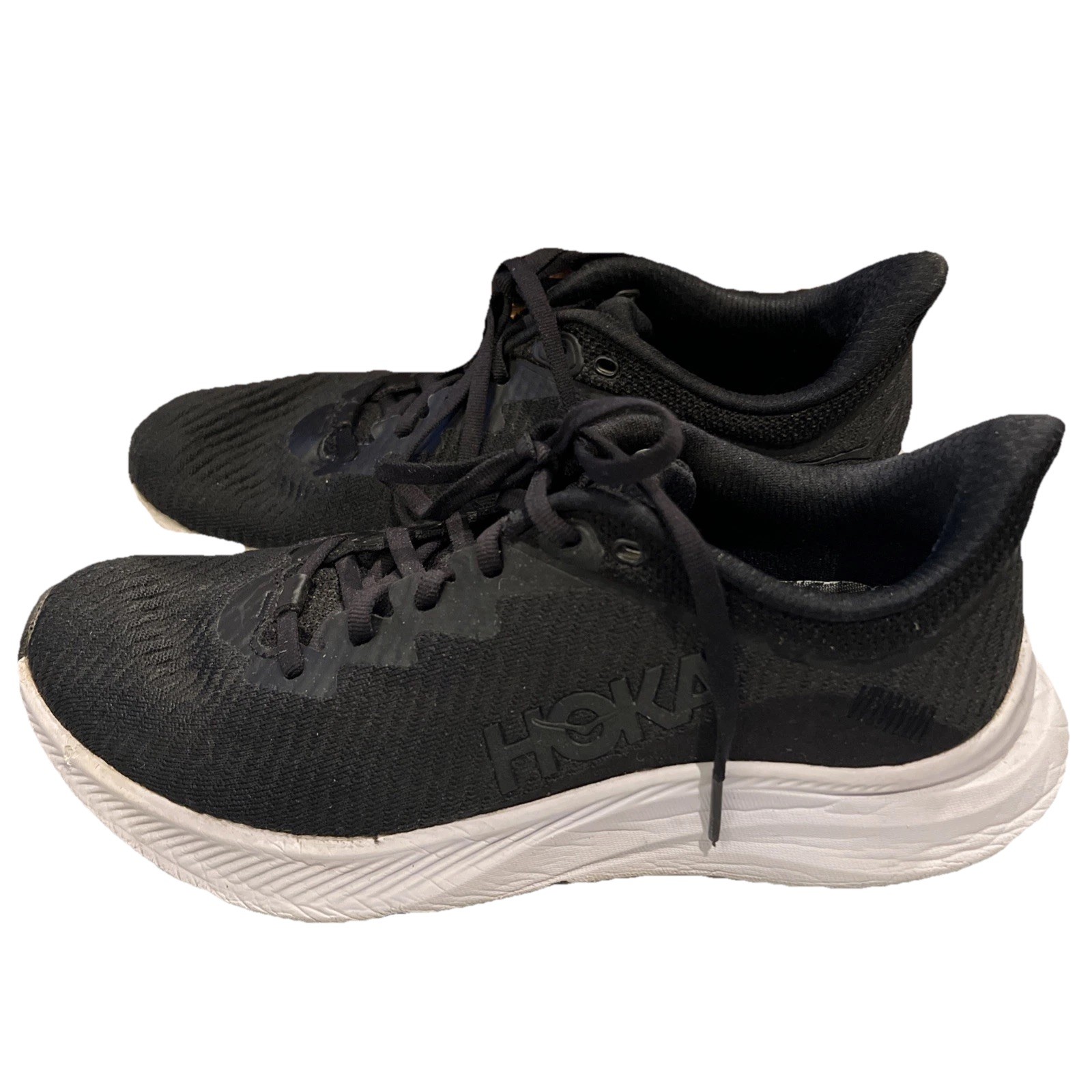 Hoka One One Solimar Womens Size 9 Black White Athletic Running Shoes Sneakers