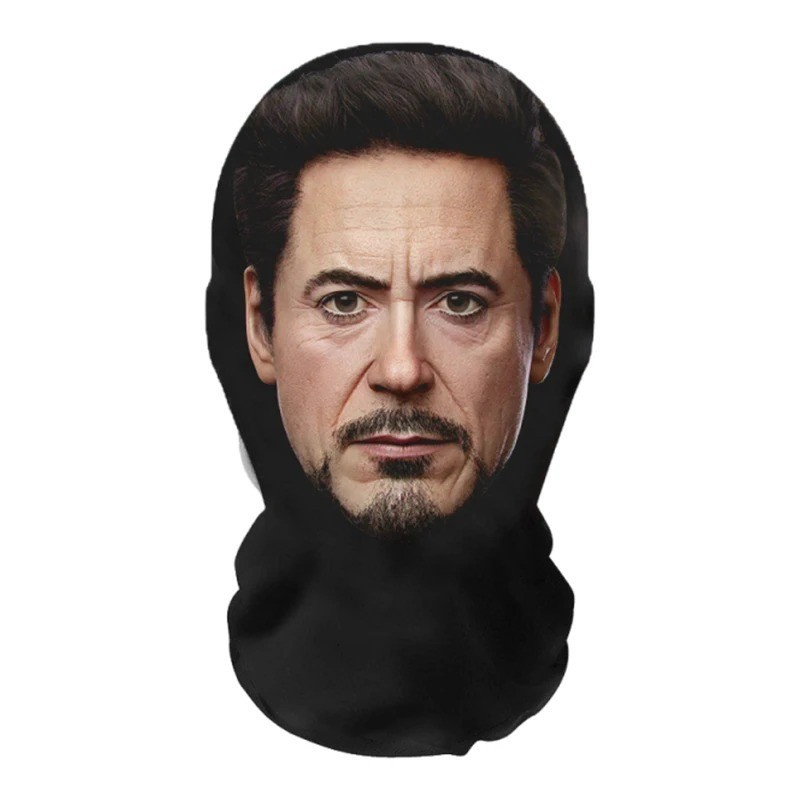 3D Celebrity Face Mask Funny Full Head Balaclava Cosplay Halloween Party Props