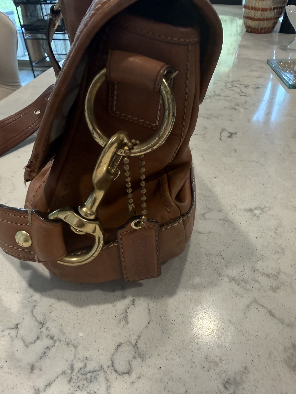 Vintage Coach Legacy Ali Saddle Handbag Shoulder Bag Purse F12854 65th Anniv.
