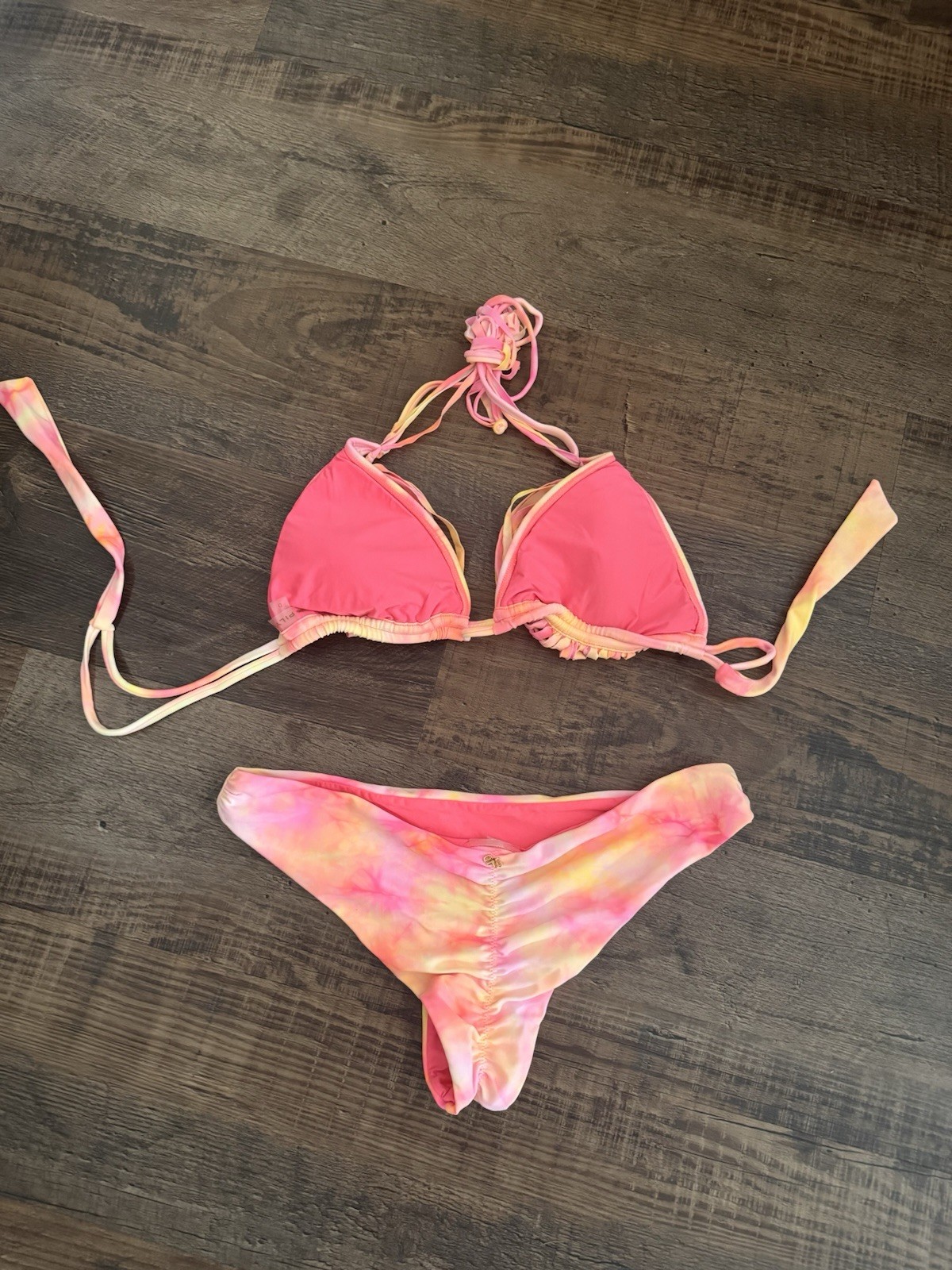 PQ Bikini Set D Top Large Bottom Tie Dye