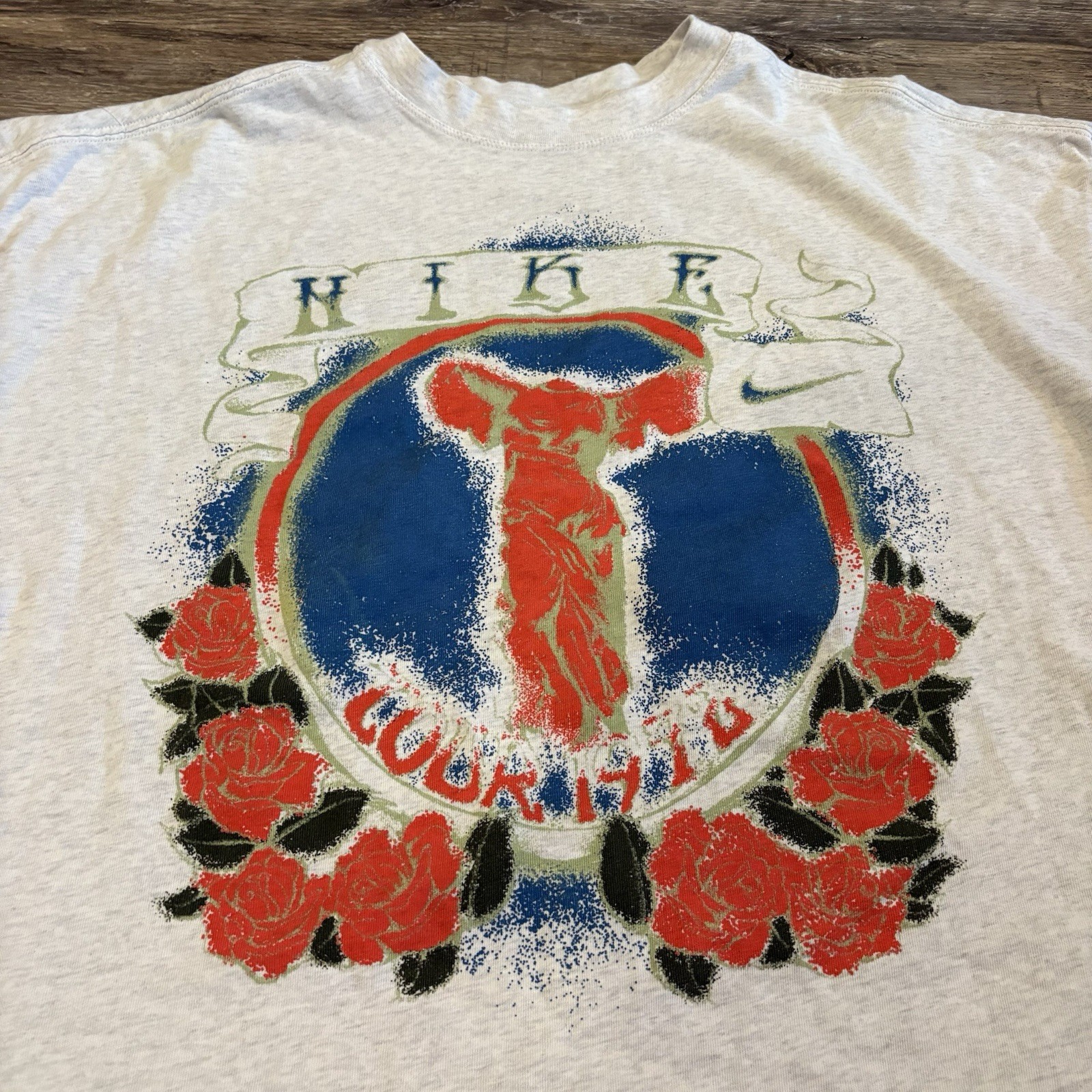 Vintage Inspired Nike Essential Oversized Band T-Shirt Women’s Size Large