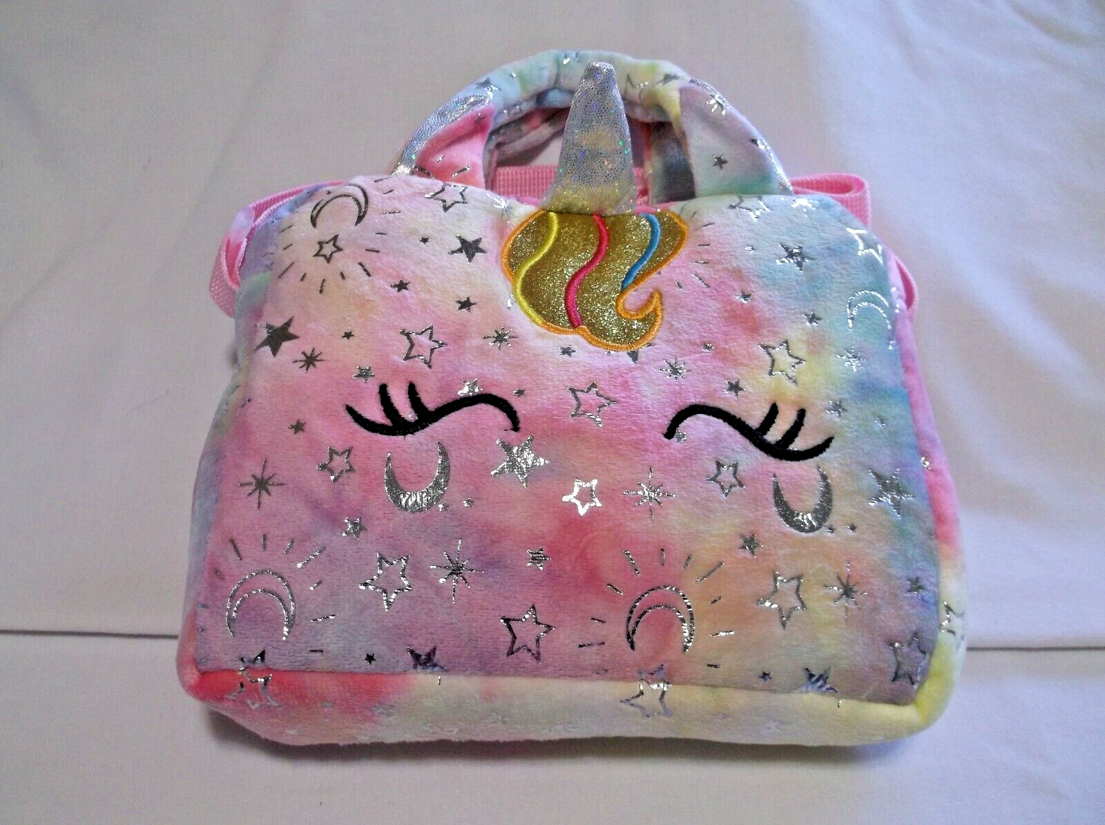 Random Color Girls Unicorn Corduroy Soft Shoulder Bag Crossbody Size S NWOT