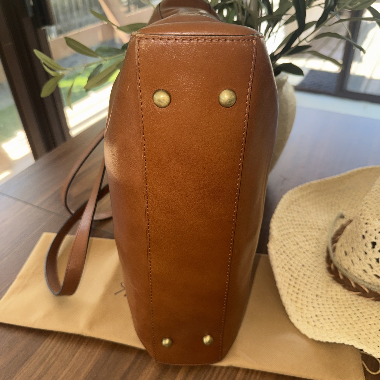 Patricia Nash Viana Leather Tote. Excellent Condition. Dust Bag.