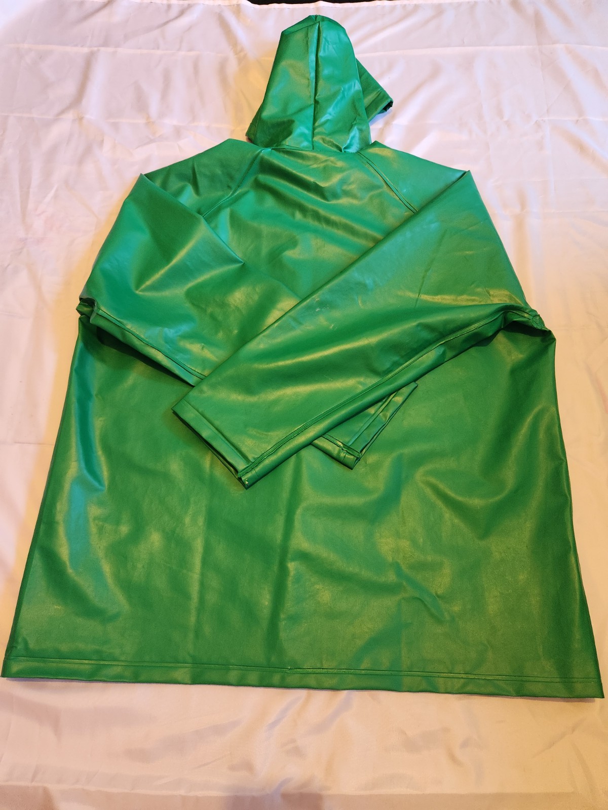 Tingley Flame Retardant Green Hooded Protective Jacket Coat, Size L
