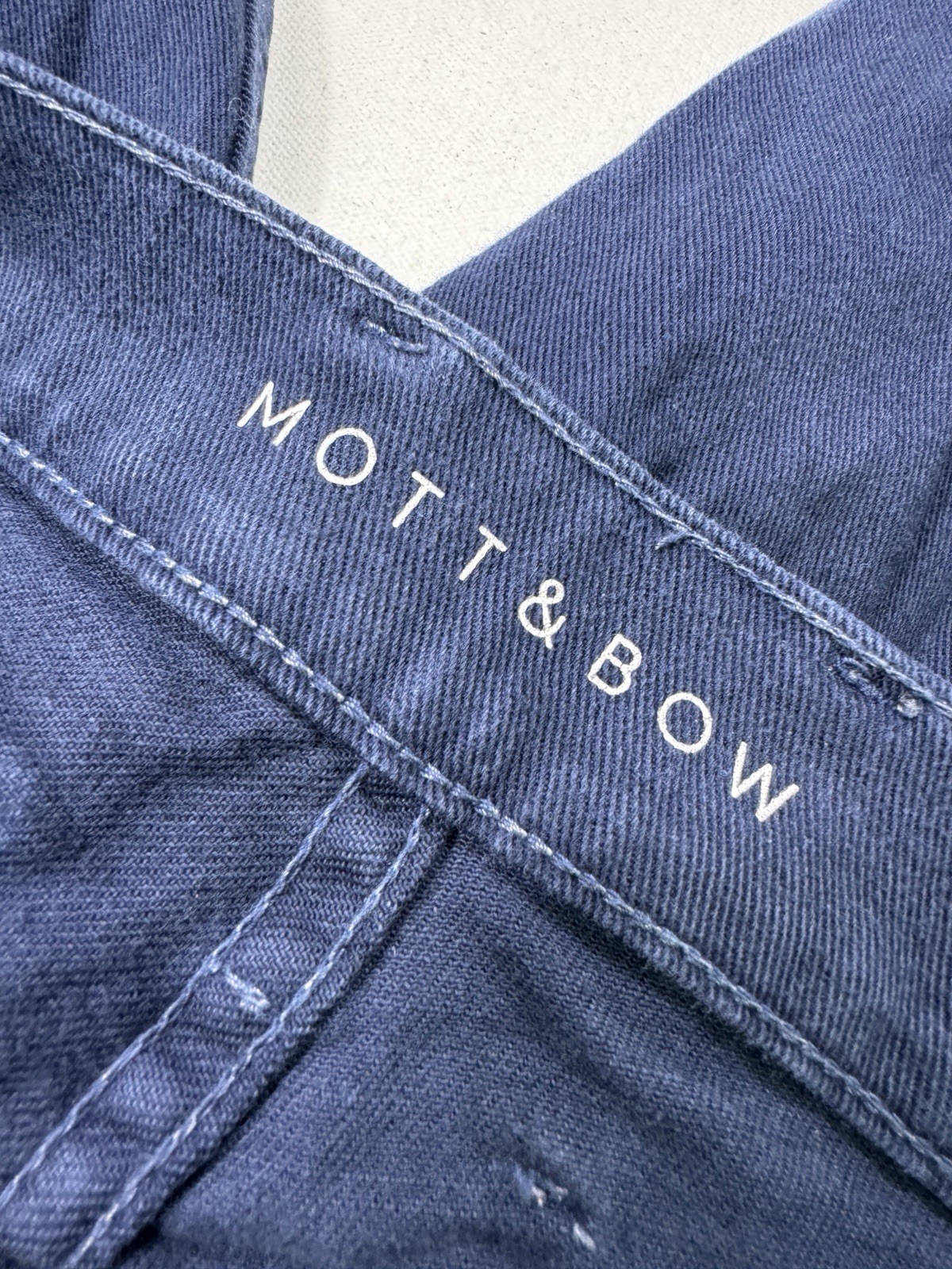 Mott and Bow Straight Straight Mercer Jeans Men’s 36×30 (36×29) Stretch Blue