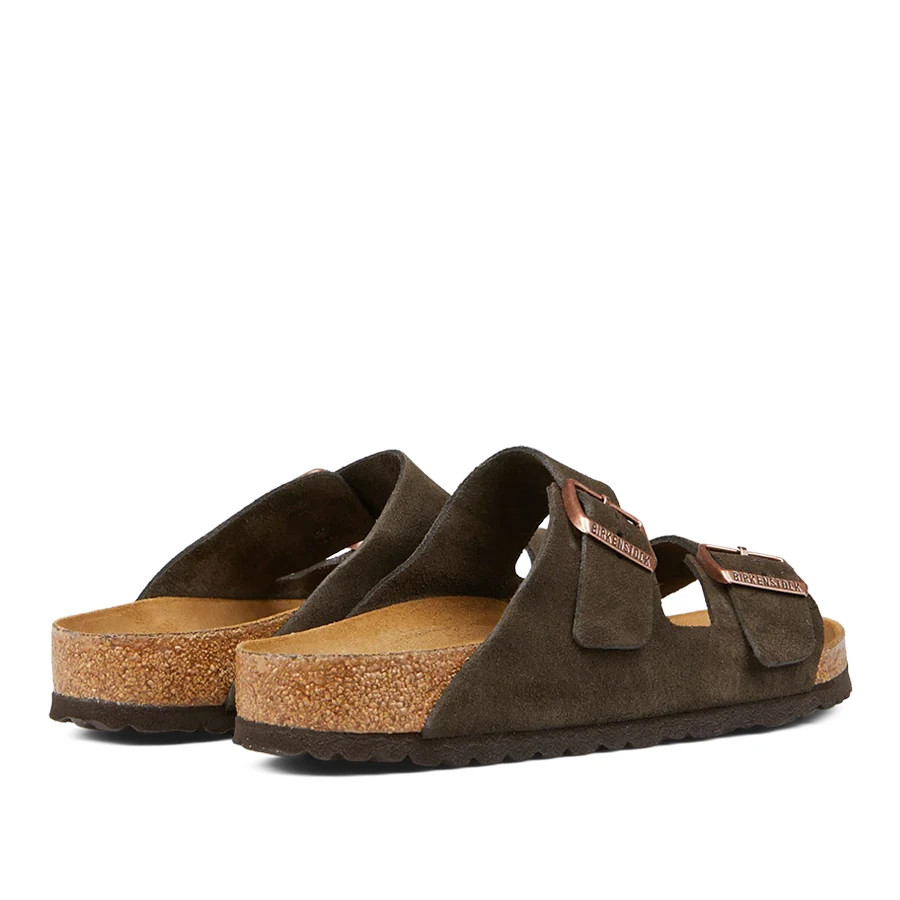 NEW Birkenstock Arizona Suede Leather Mocha Soft Footbed Sandals Unisex Shoes
