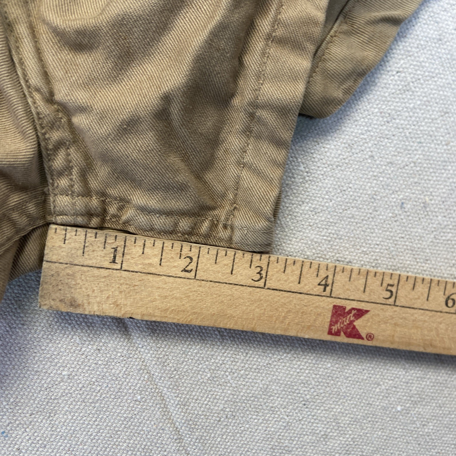 Military Athletic Shorts Mens 28 Belted Khaki Cotton Vintage Button Fly Army 50s