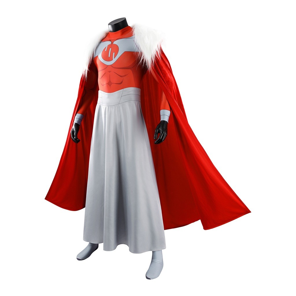 Xcoser Invincible Season 4 Thragg Cosplay Jumpsuit Outfit Halloween Bodysuits